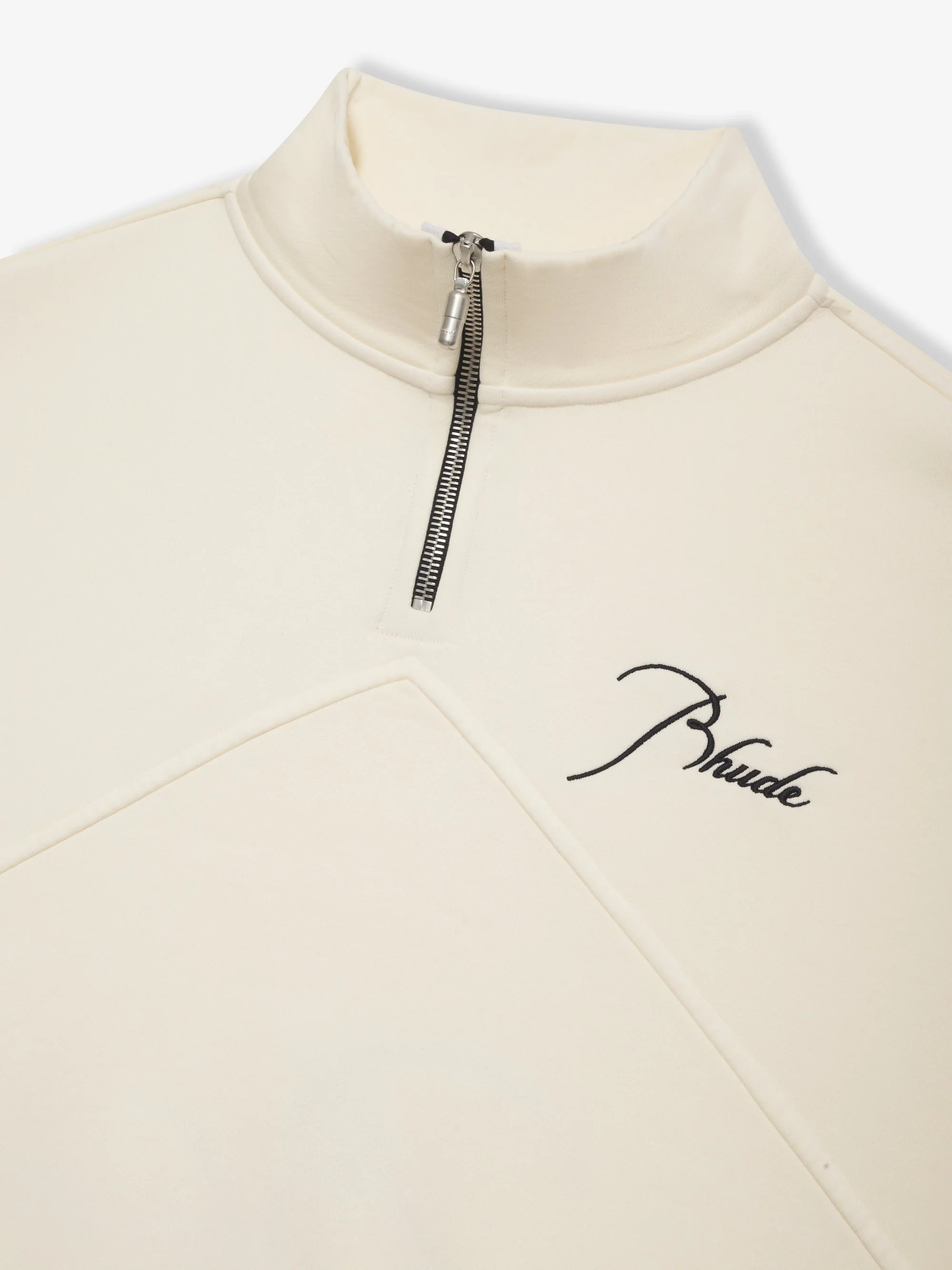 RHUDE MEN'S QUARTER ZIP VTG WHITE NWT - Image 3