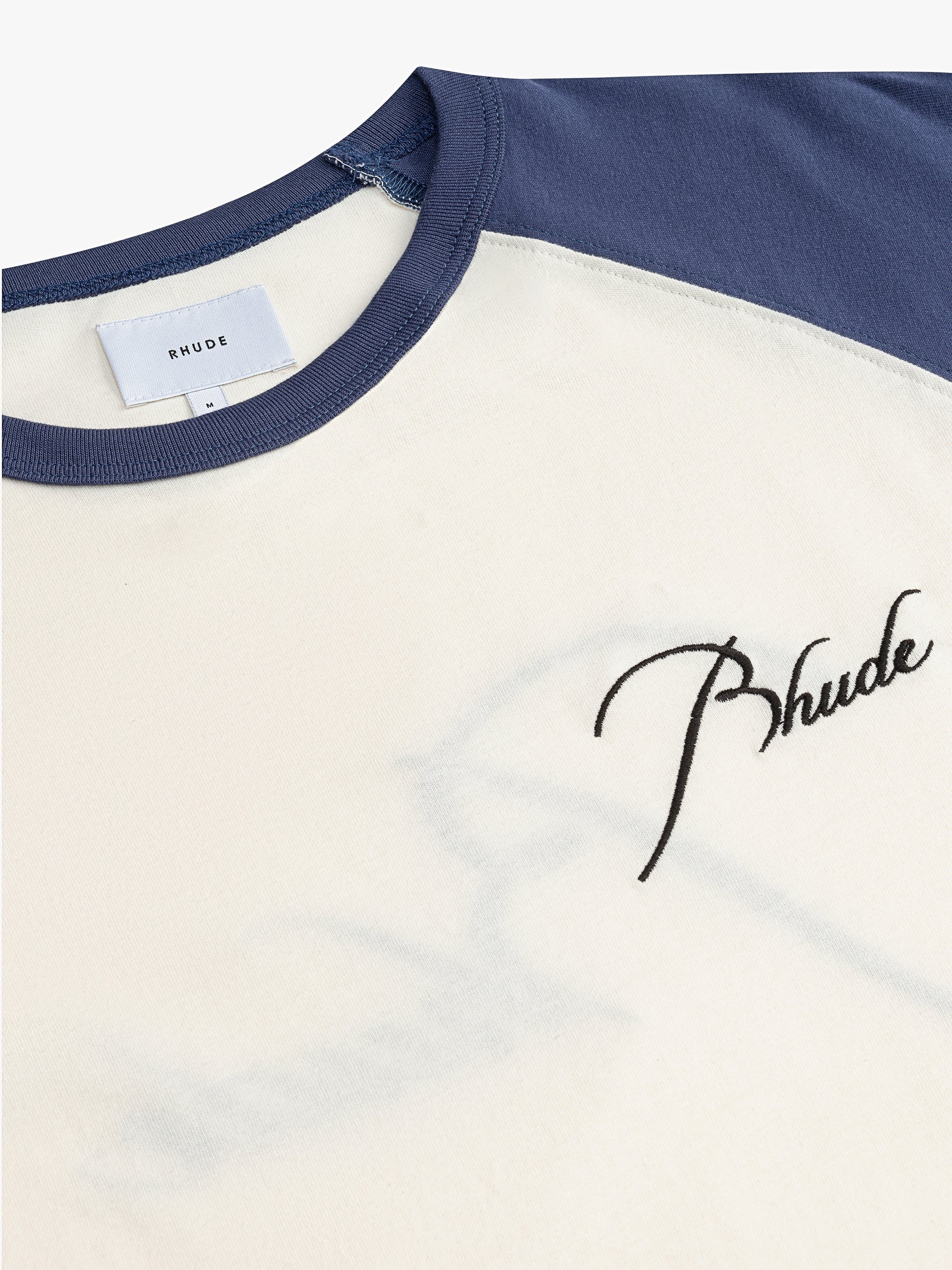 RHUDE MEN'S RAGLAN TEE NWT - Image 3