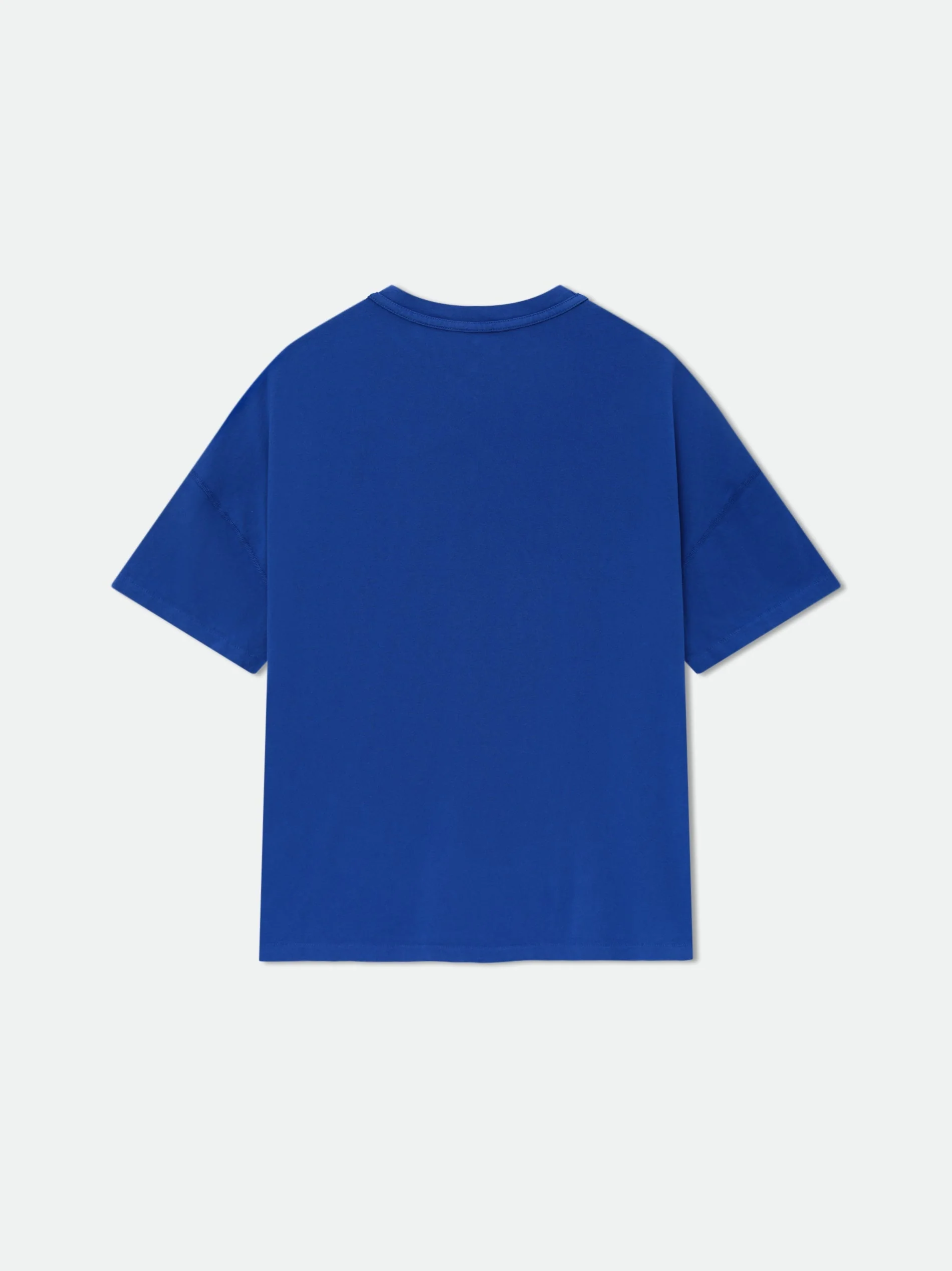 RHUDE MEN'S COBALT BLUE COTTON TEE - Image 2