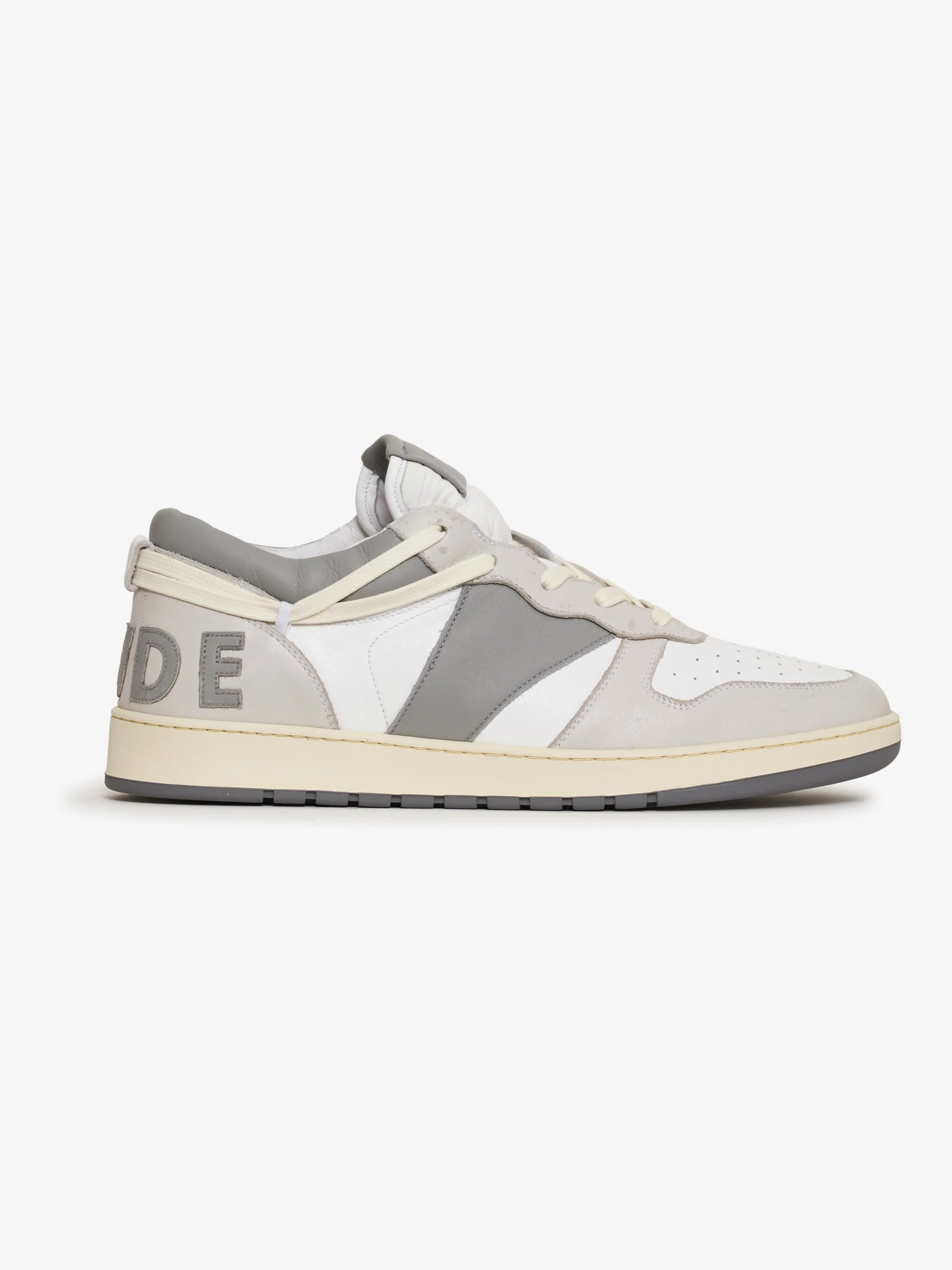 RHUDE MEN'S RHECESS LOW WHITE/OFFWHITE/GREY NWT