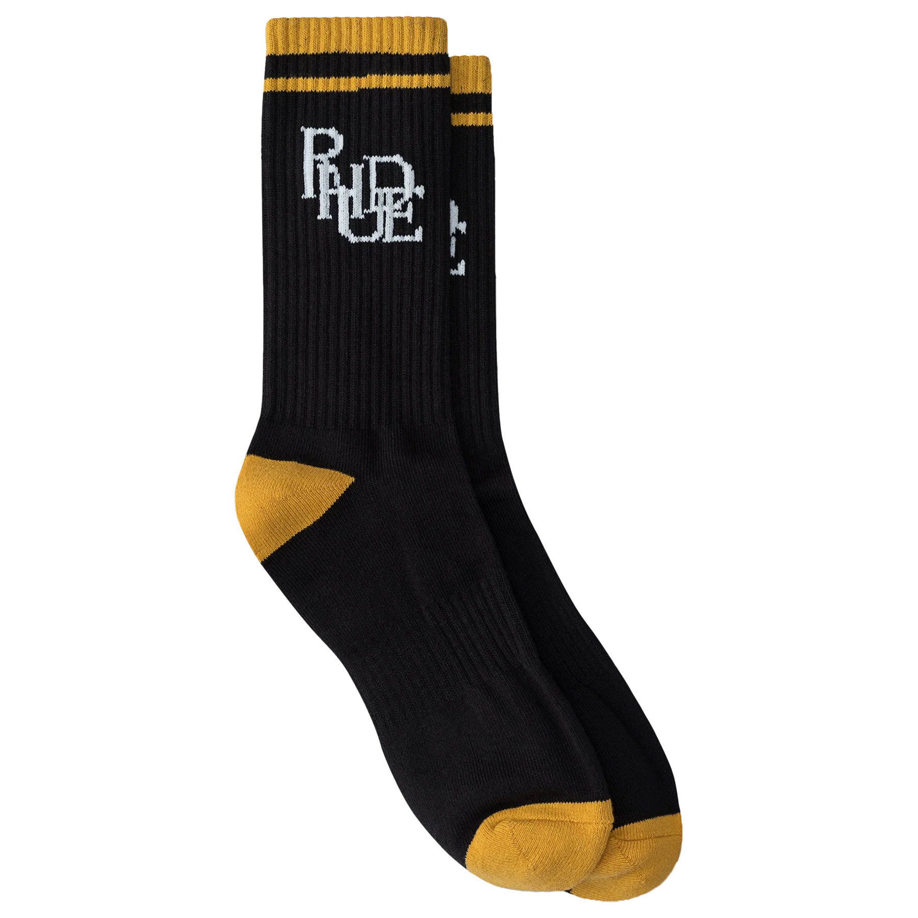 RHUDE MEN'S SCRAMBLE LOGO SOCK NWT