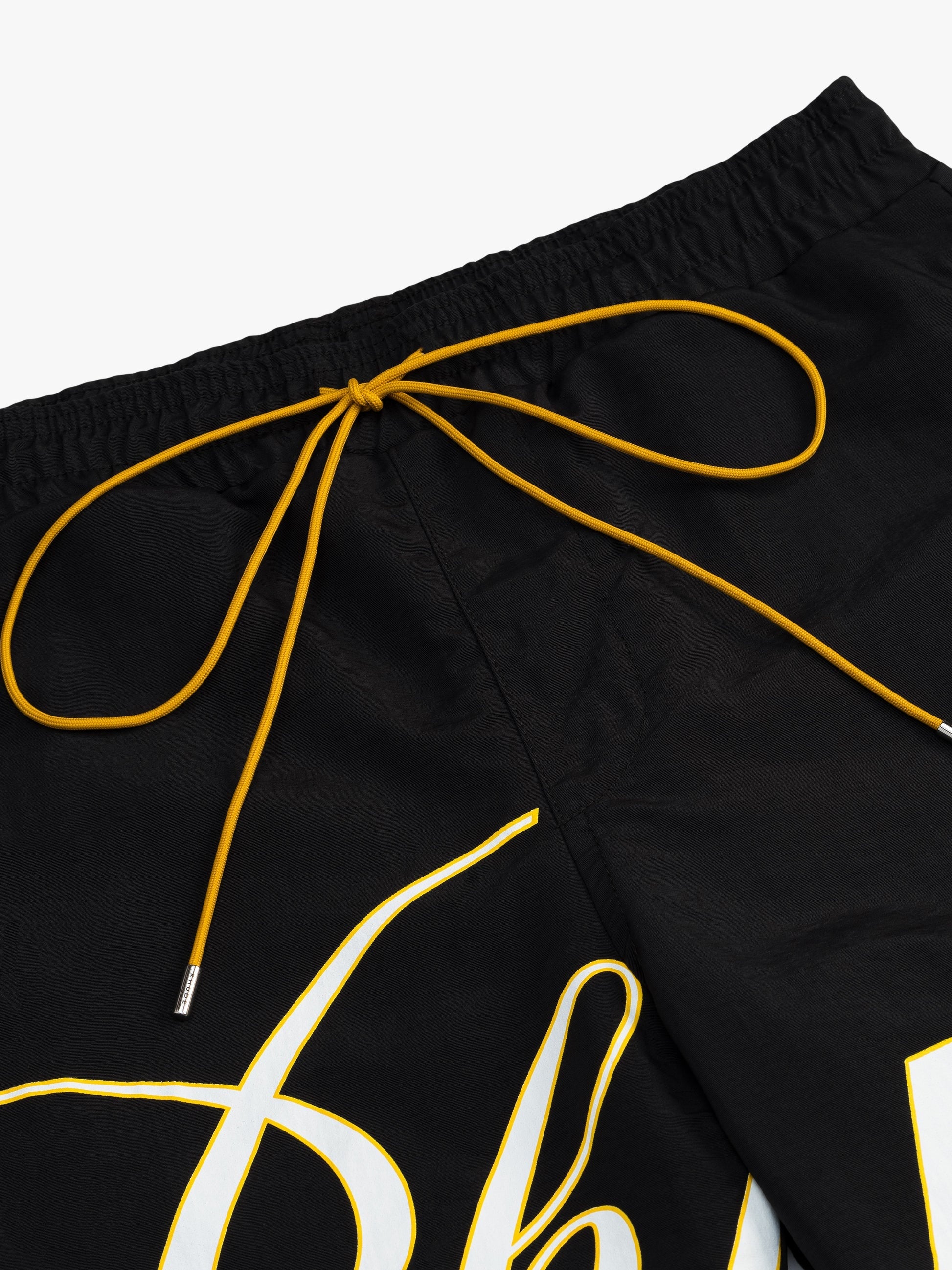 RHUDE MEN'S SCRIPT LOGO SWIM SHORT NWT - Image 3