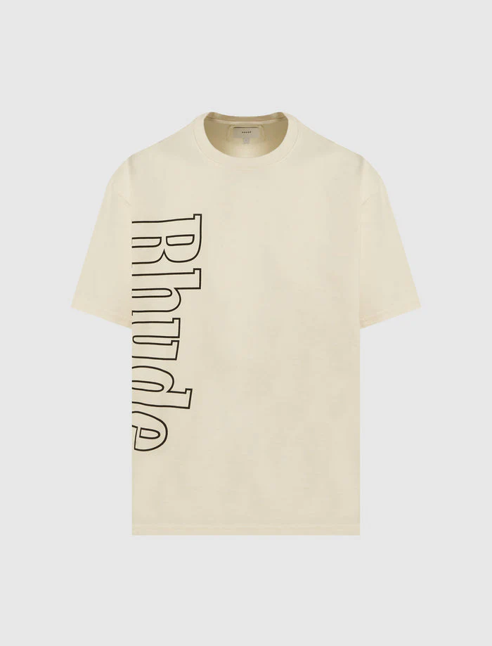 RHUDE MEN'S SIDE LOGO TEE NWT