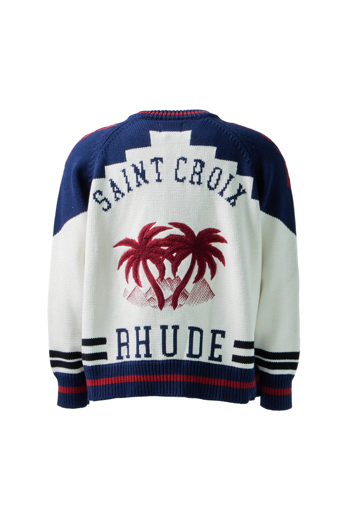 RHUDE MEN'S ST. CROIX KNIT ZIP-UP NWT - Image 2