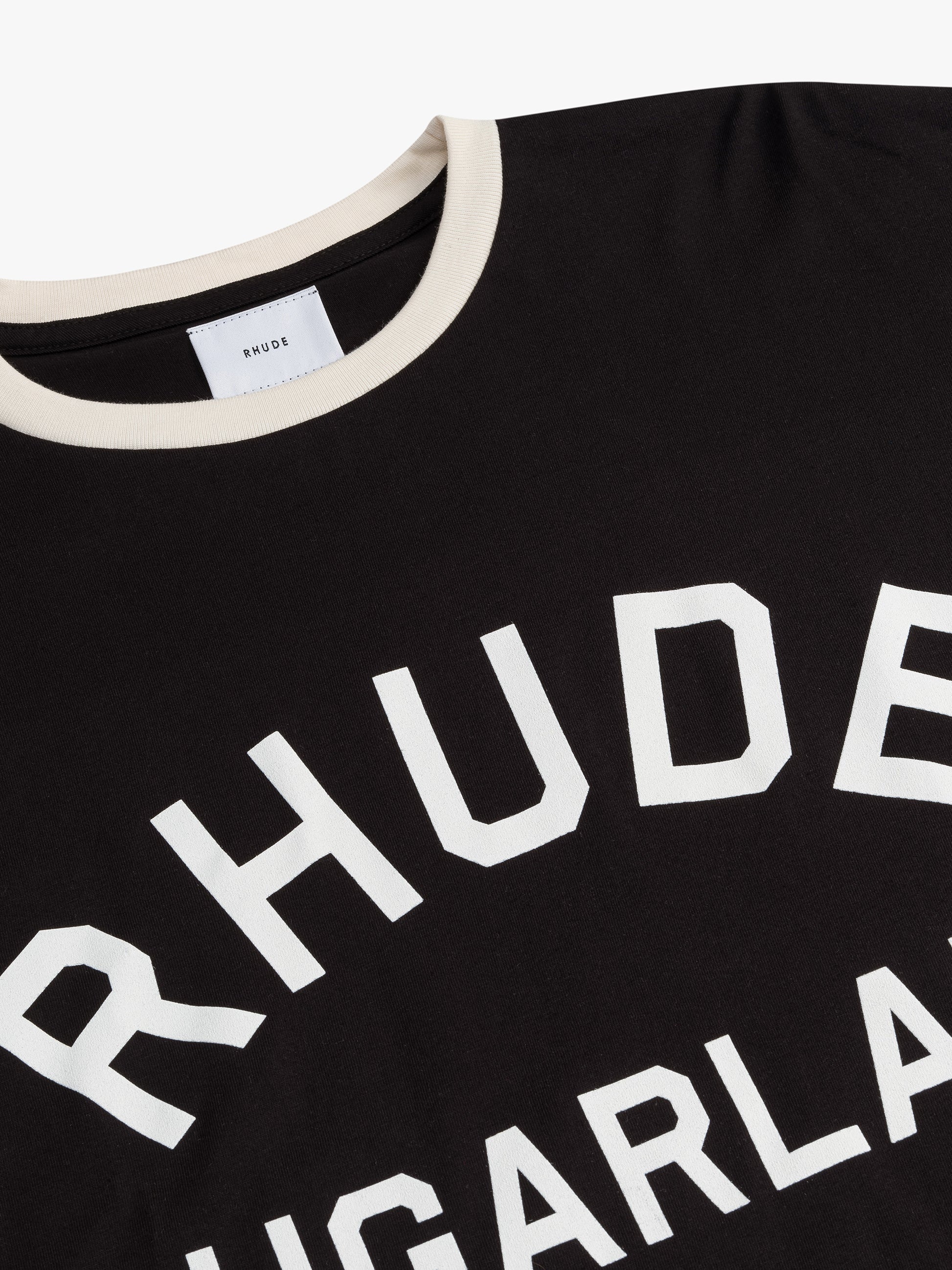 RHUDE MEN'S SUGARLAND RINGER TEE NWT - Image 3