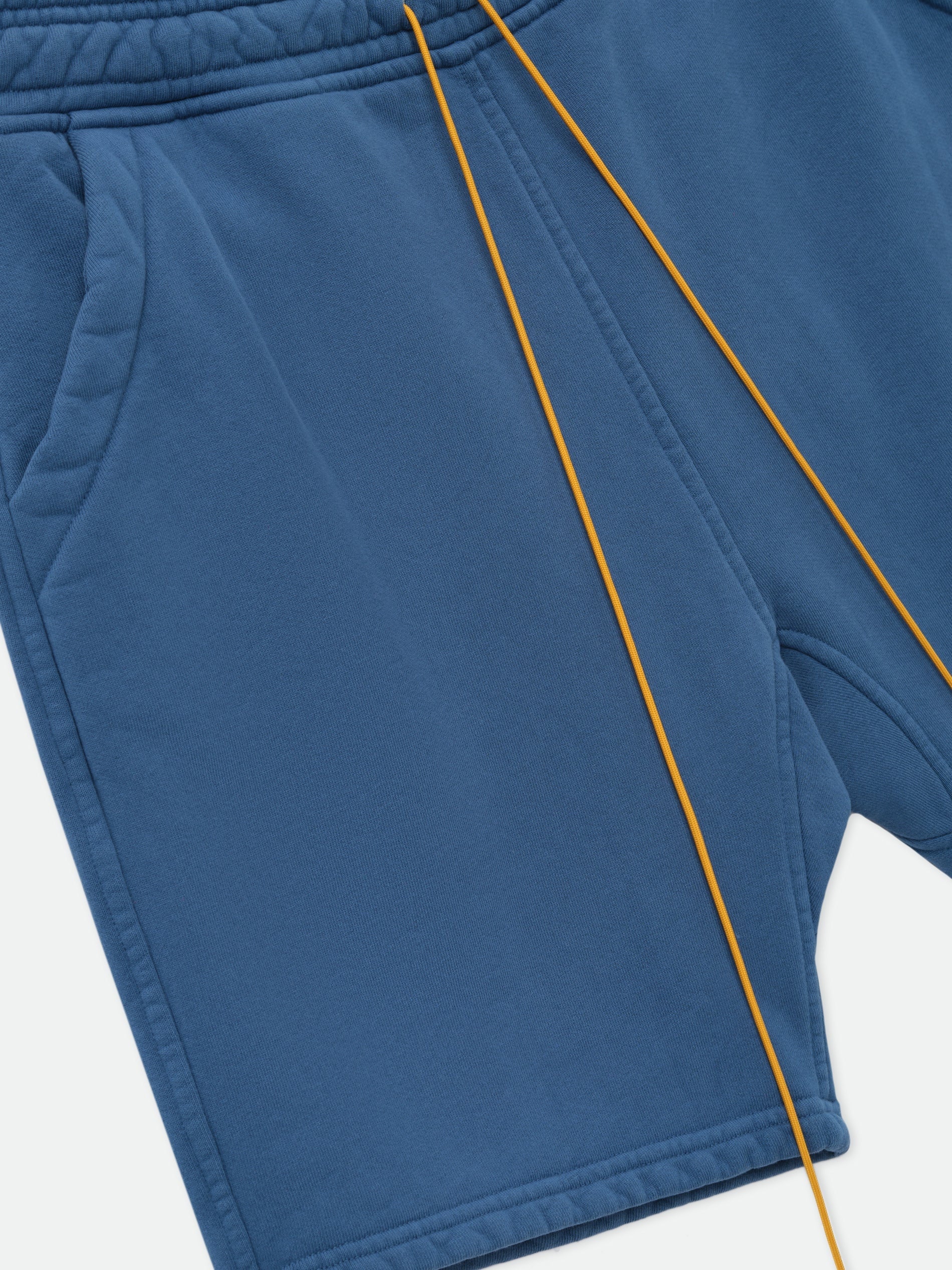 RHUDE MEN'S BLUE COTTON TAILORED SHORTS - Image 3