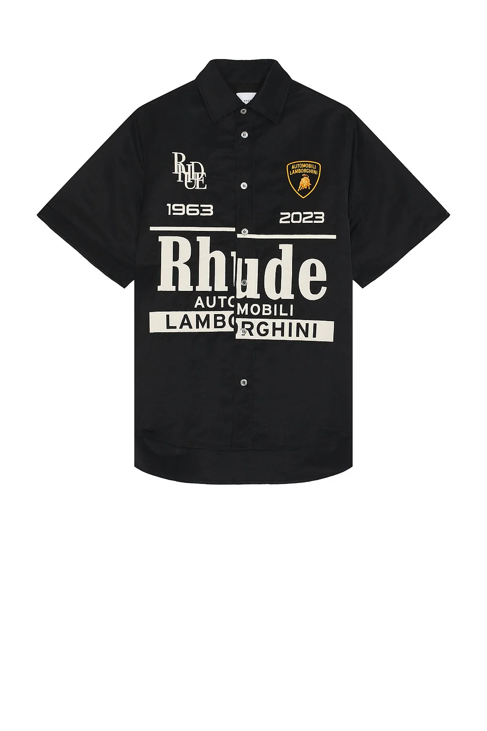 RHUDE MEN'S UNO BUTTON UP SHIRT NWT