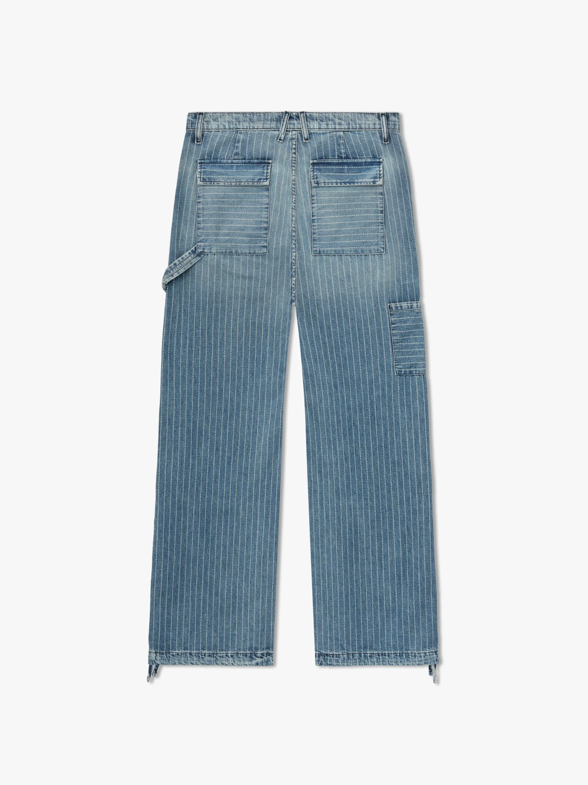 RHUDE MEN'S WABASH DENIM REZA DOUBLE KNEE NWT - Image 2
