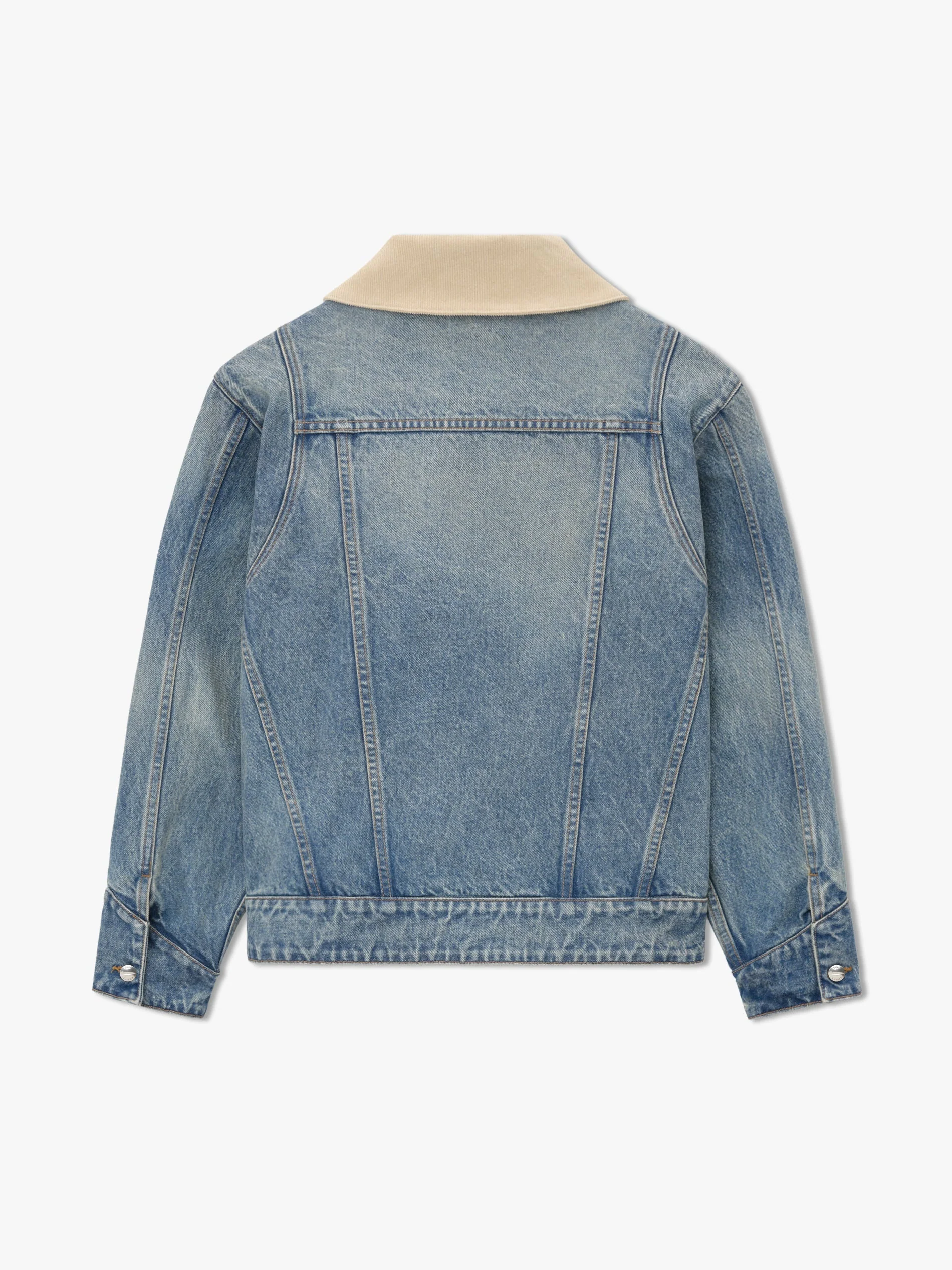 RHUDE MEN'S WESTERN ZIP UP DENIM JACKET NWT - Image 2