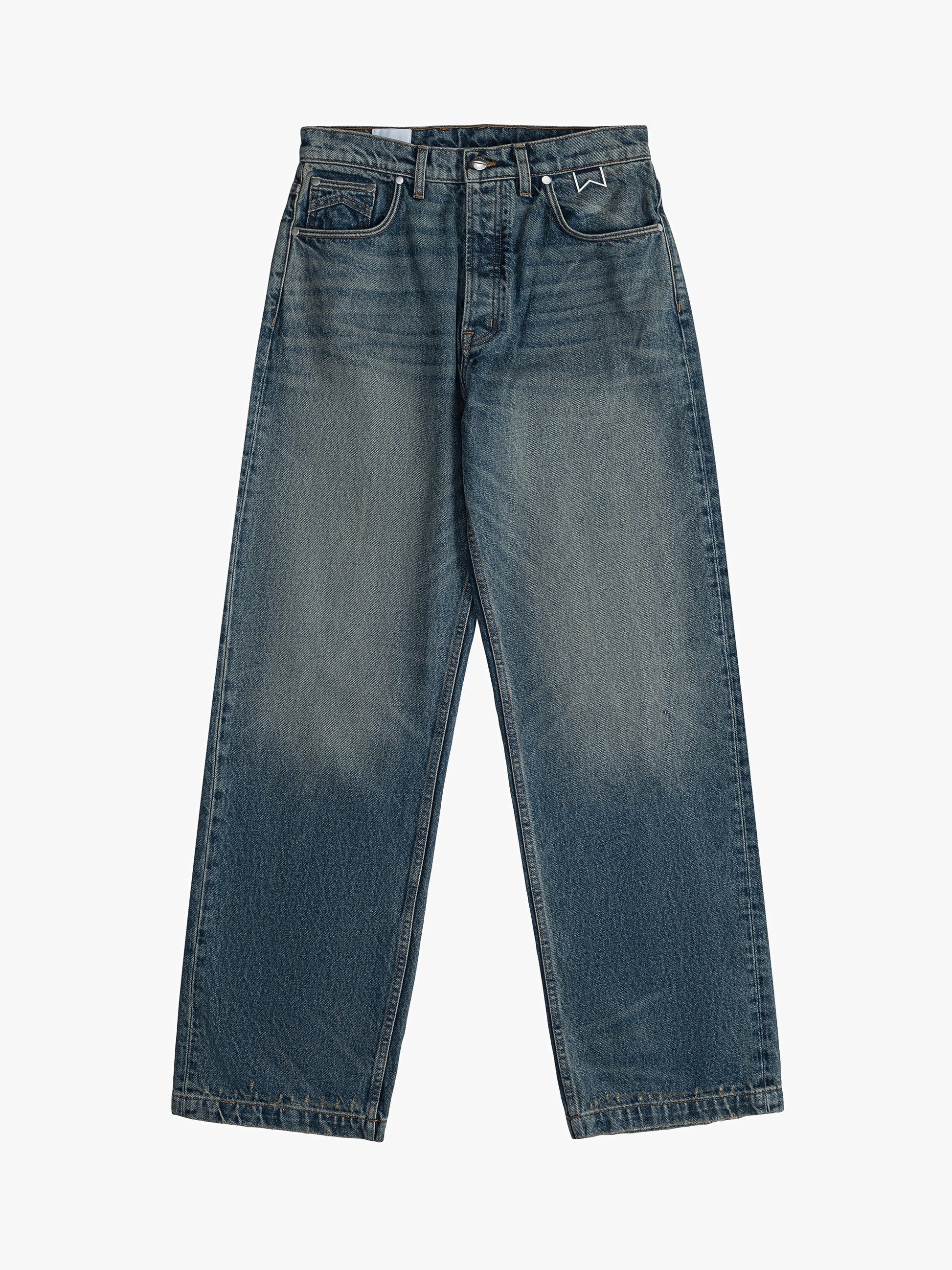 RHUDE MEN'S WIDE LEG DENIM NWT