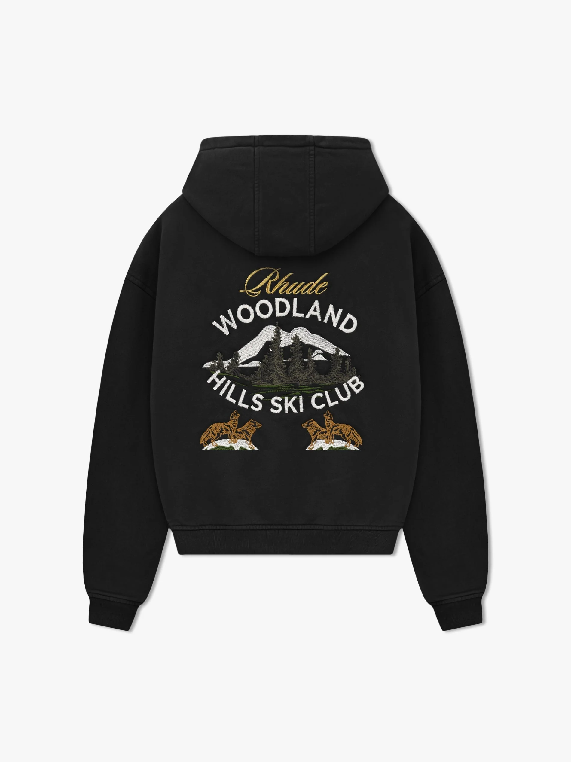RHUDE MEN'S WOODLAND HILLS SKI HOODIE NWT - Image 2