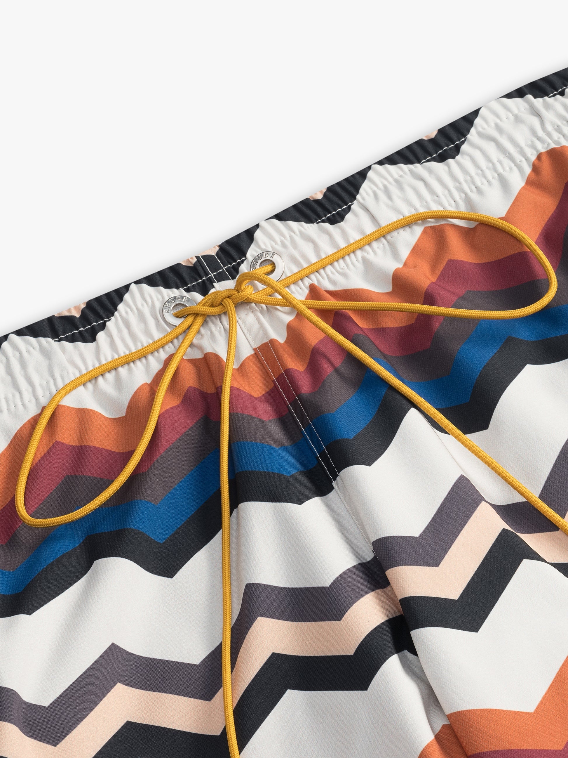RHUDE MEN'S ZIG ZAG SWIM SHORT NWT - Image 3