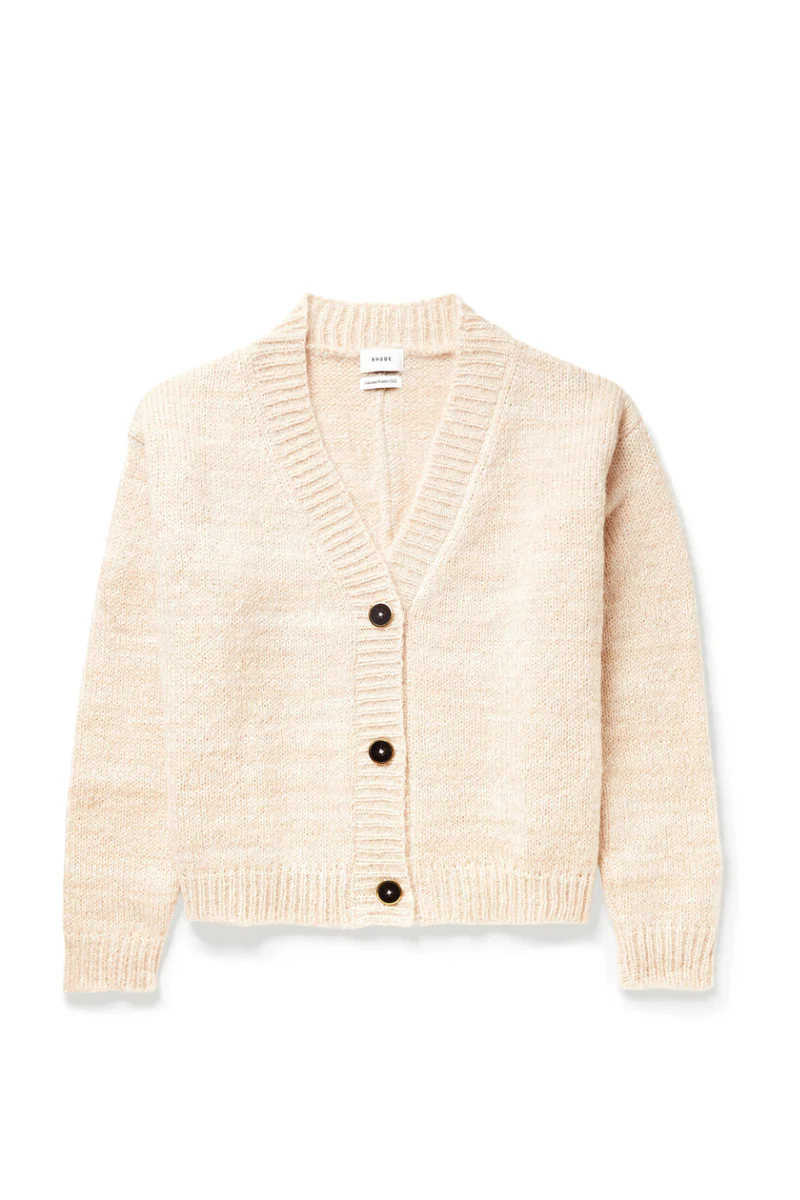 RHUDE Monte Carlo Mohair and Wool-Blend Cardigan