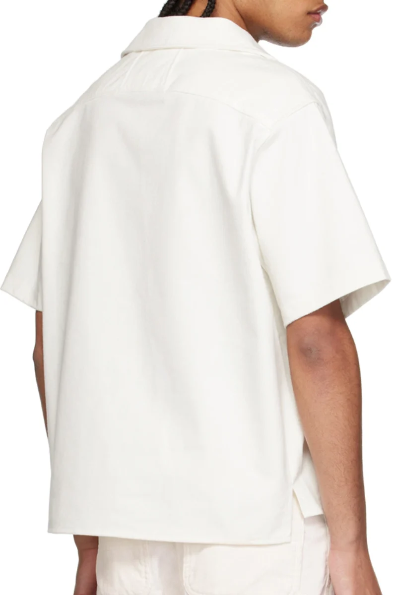 RHUDE Off-White Cotton Shirt - Image 2