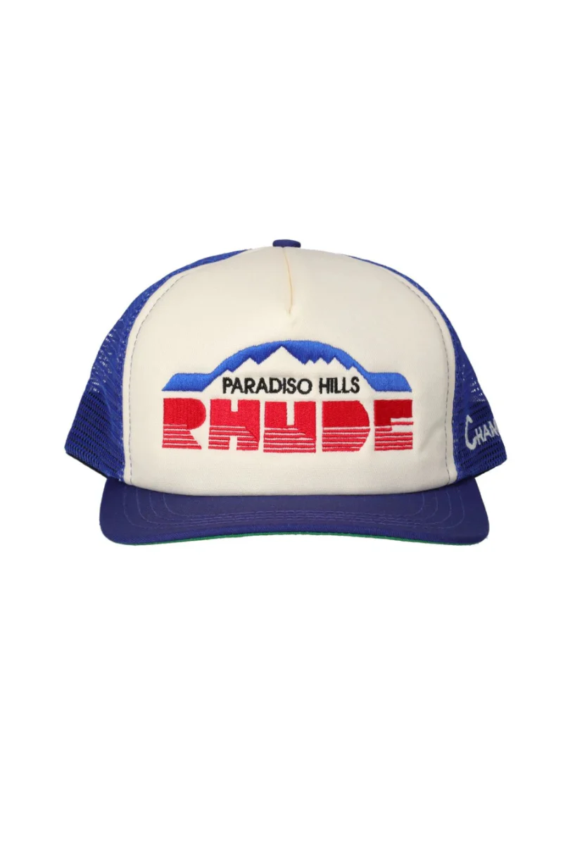 Rhude Paradiso Hills printed trucker hat