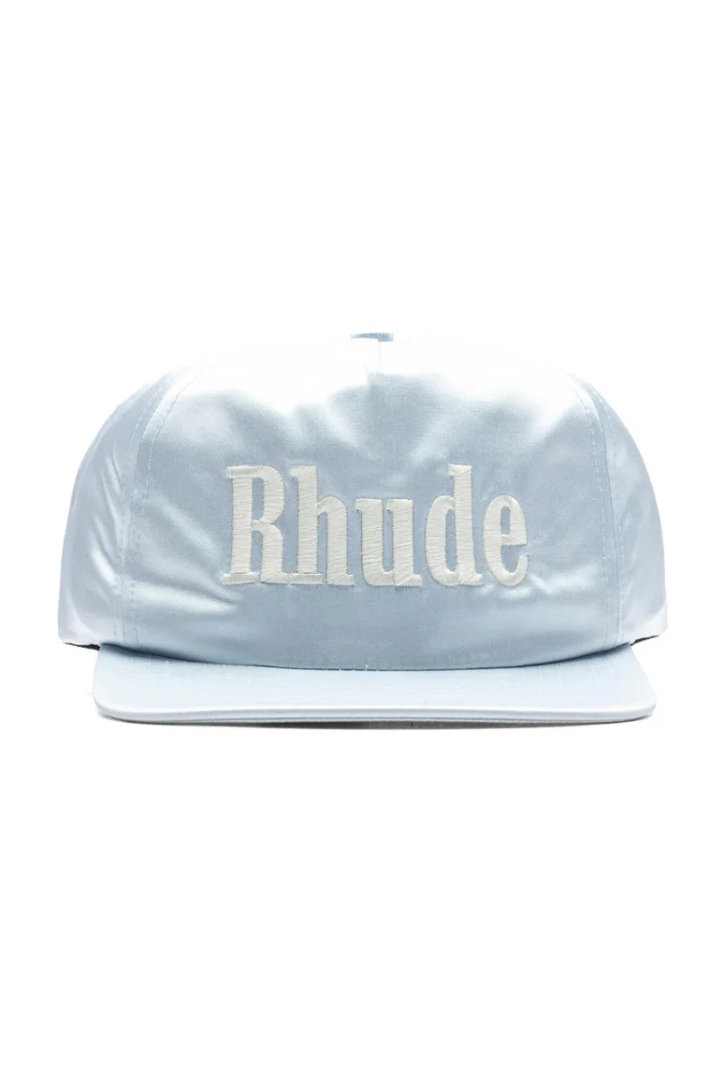 Rhude Satin Logo Hat - Sky Blue