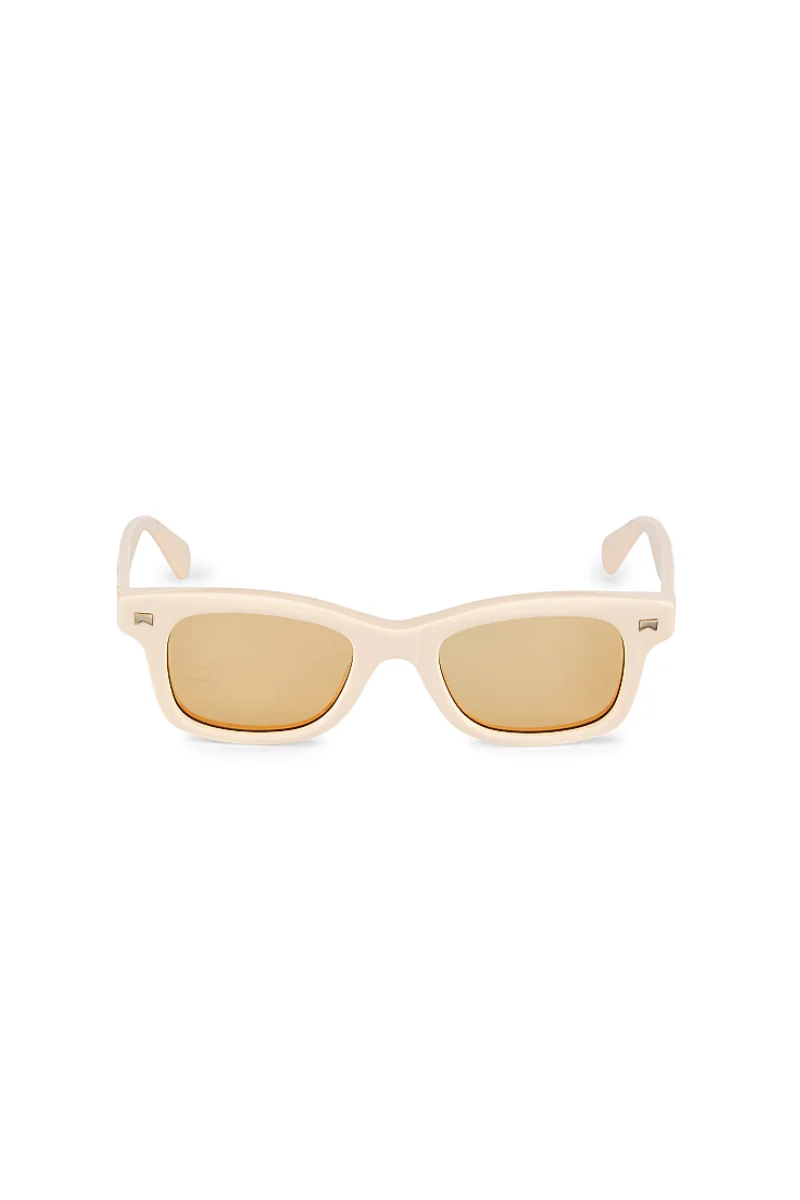 Rhude Sun Ray Acetate 48mm Rectangular Sunglasses
