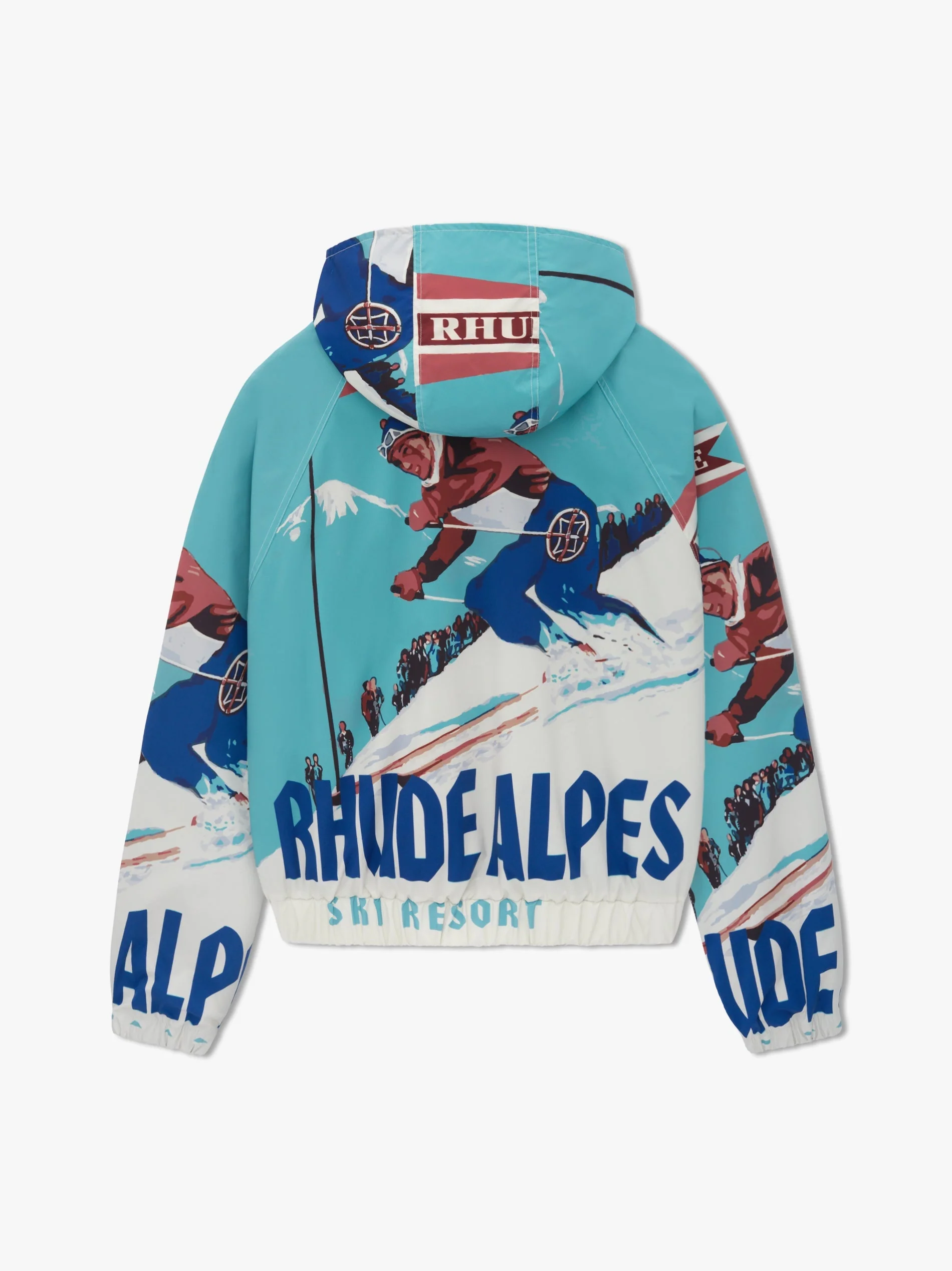 RHUDE UNISEX'S MULTI-COLOR GRAPHIC ANORAK JACKET - Image 2