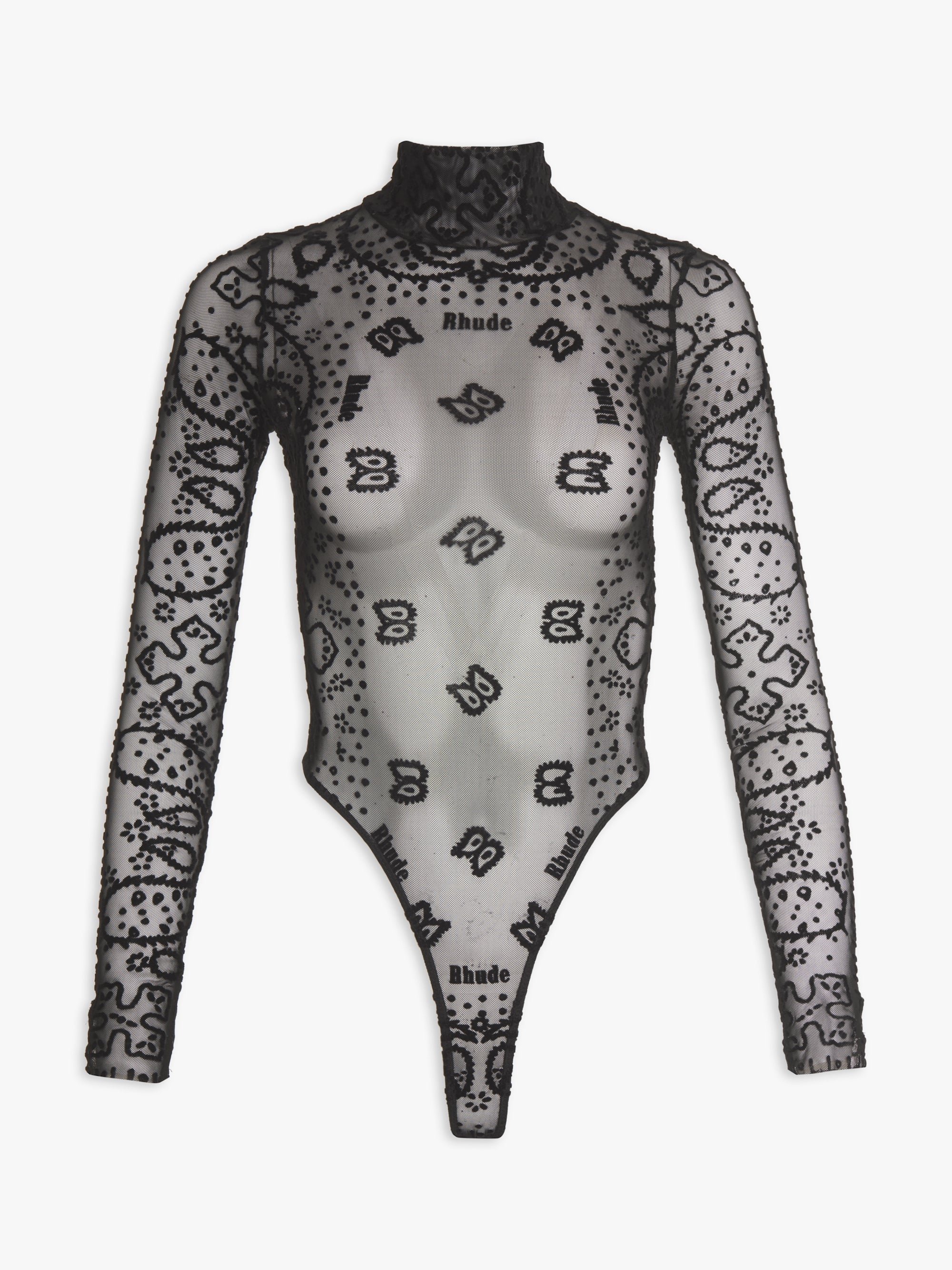 RHUDE WOMEN'S BANDANA BODYSUIT NWT