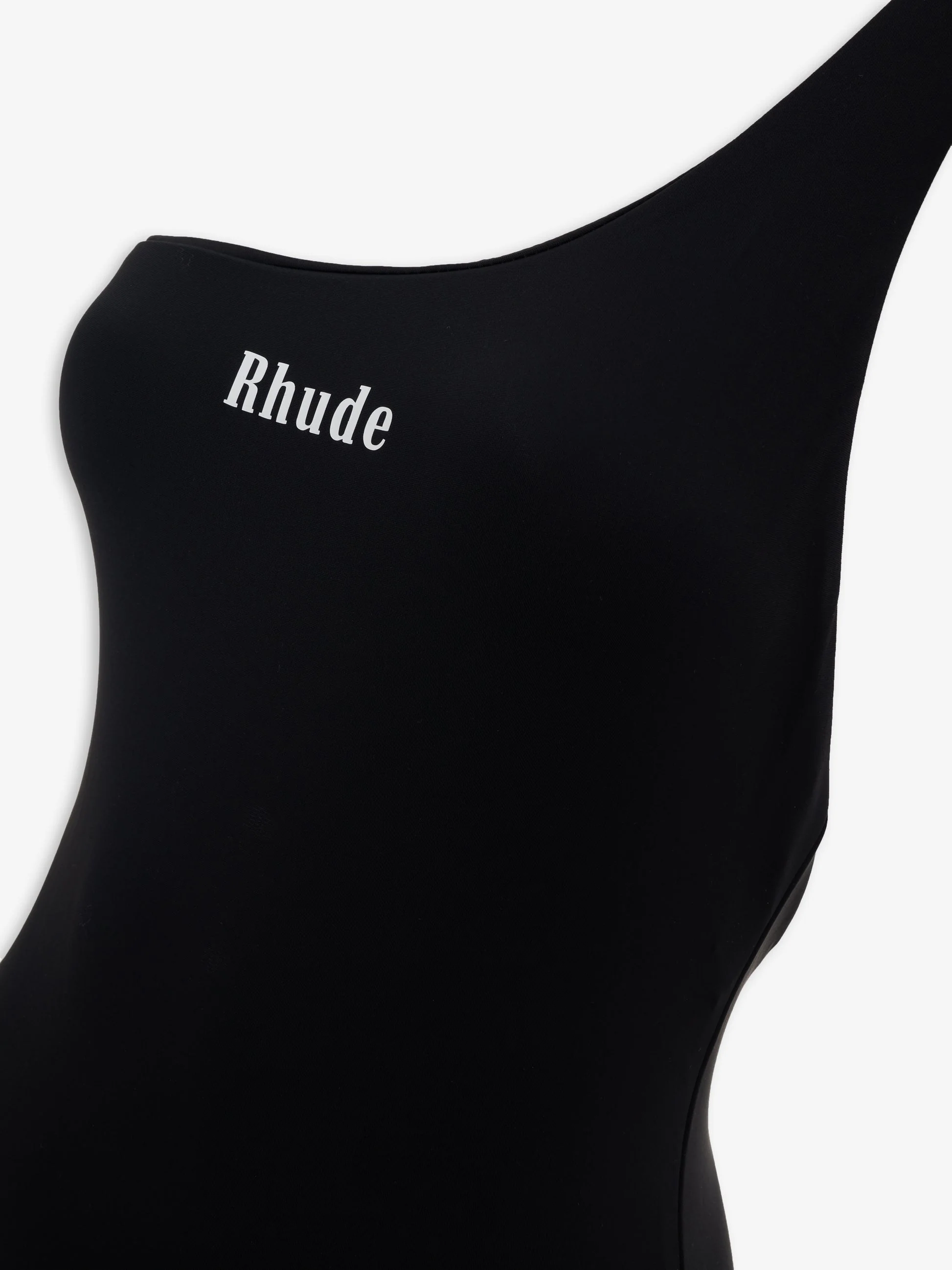 RHUDE WOMEN'S BLACK ONE-SHOULDER SWIMSUIT - Image 3