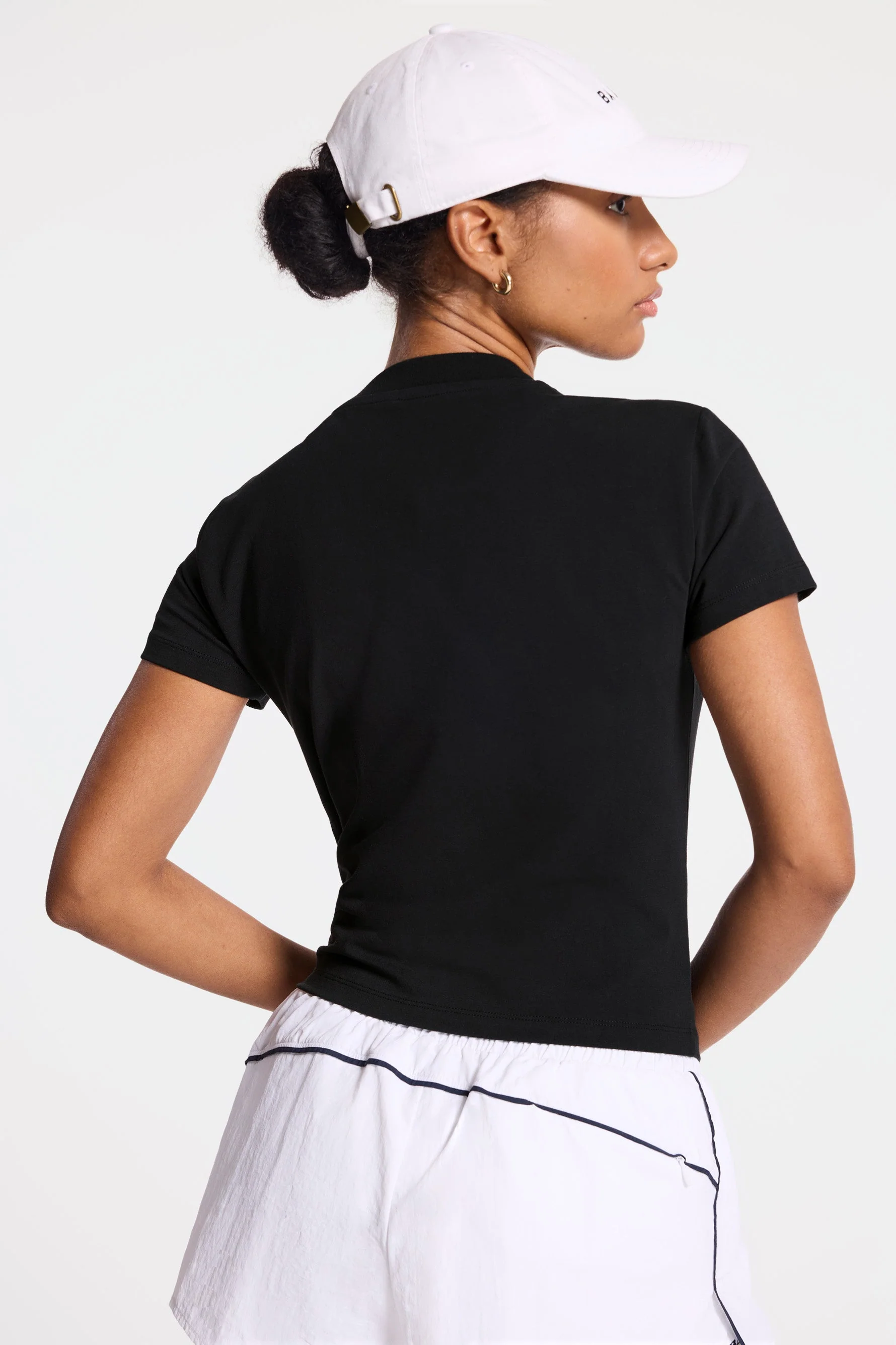 BANDIER Run the City Baby Tee - Black/white BND10268 - Image 4