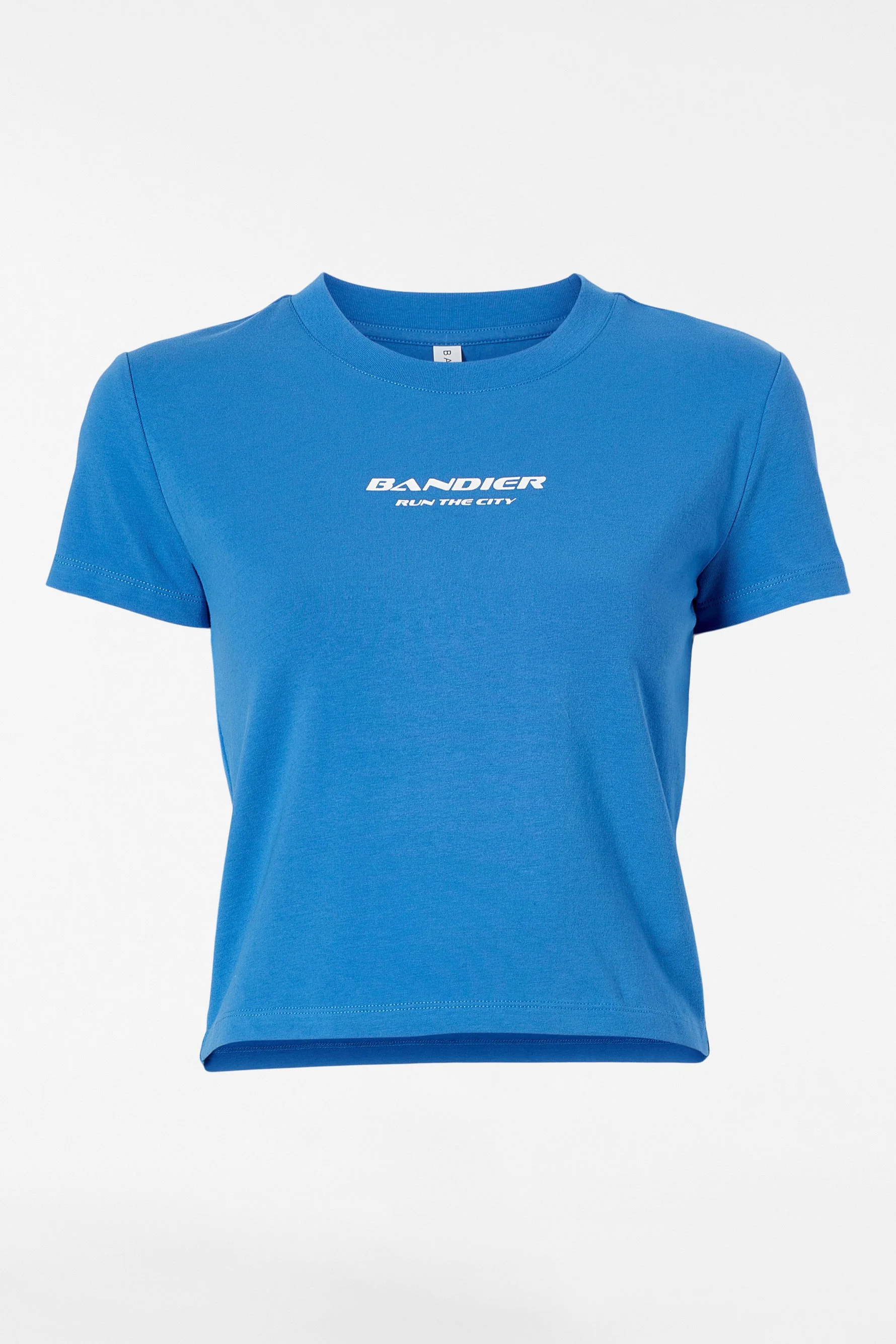 BANDIER Run the City Baby Tee - French Blue/white BND10268 - Image 8