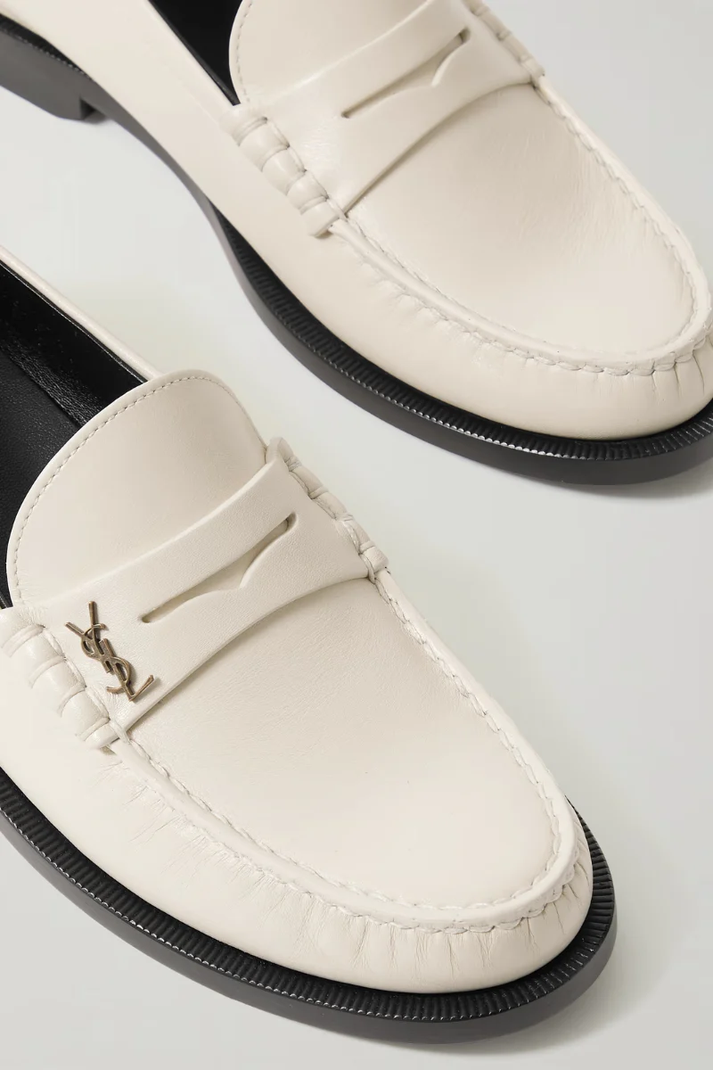 Saint Laurent Logo Loafer_White - Image 2