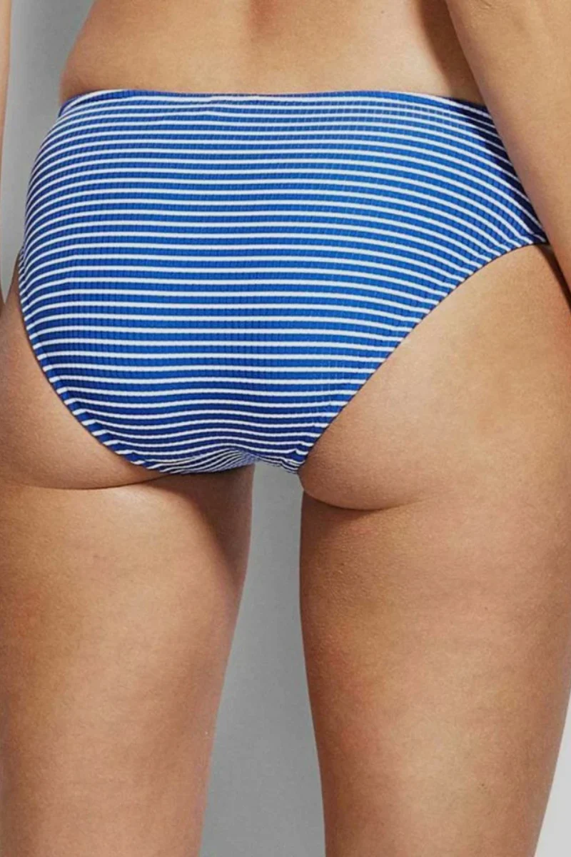 Seafolly Women's Blue Stripe Go Overboard Retro Bottom - Image 2