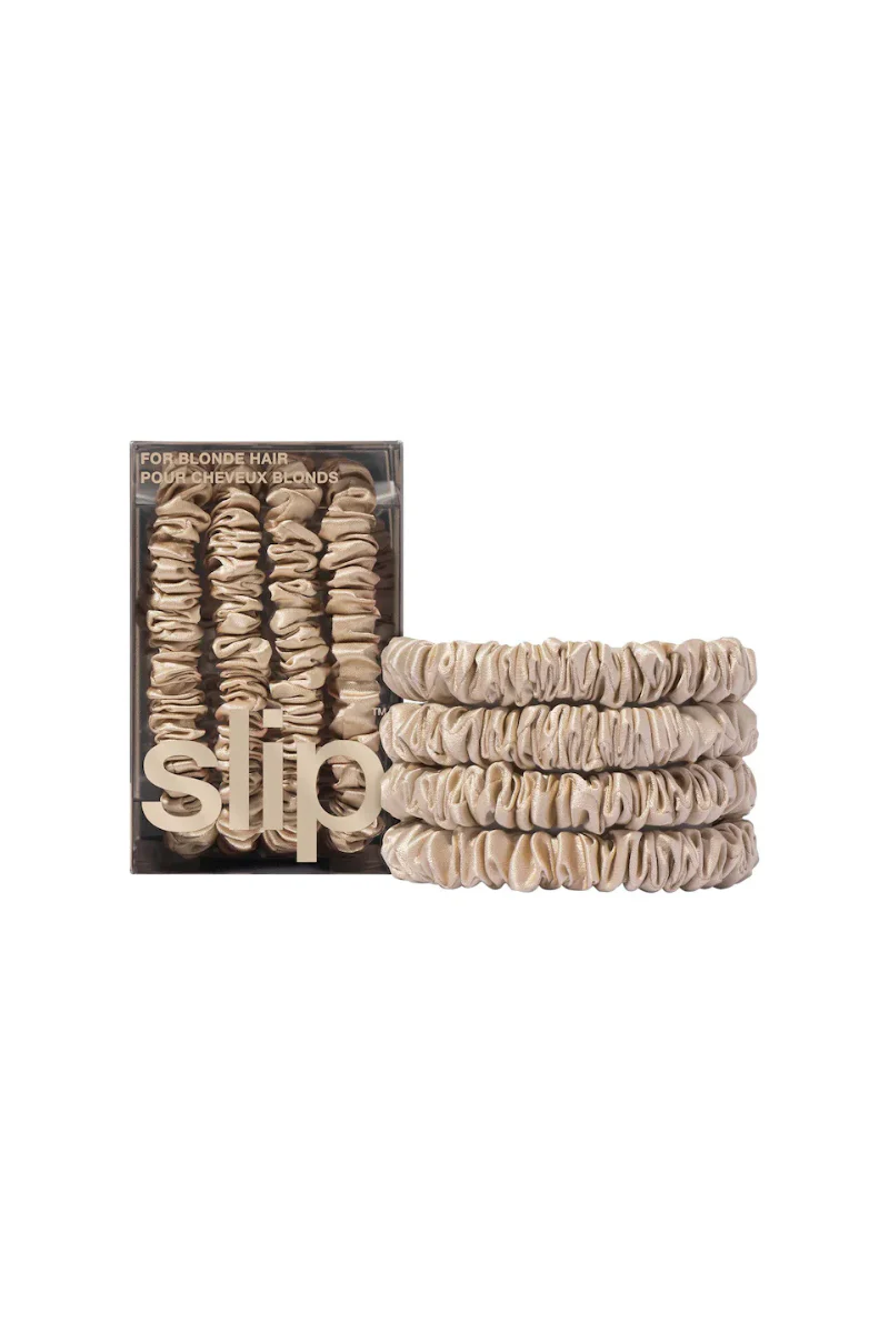 Slip Pure Silk Skinny Scrunchies 4 pack