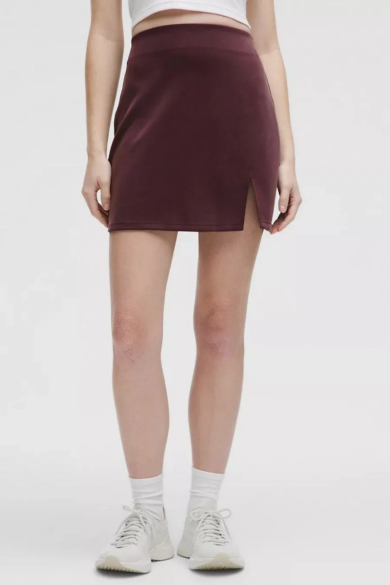 Lululemon Softstreme™ High-Rise Mini Skirt _ Goodnight Plum