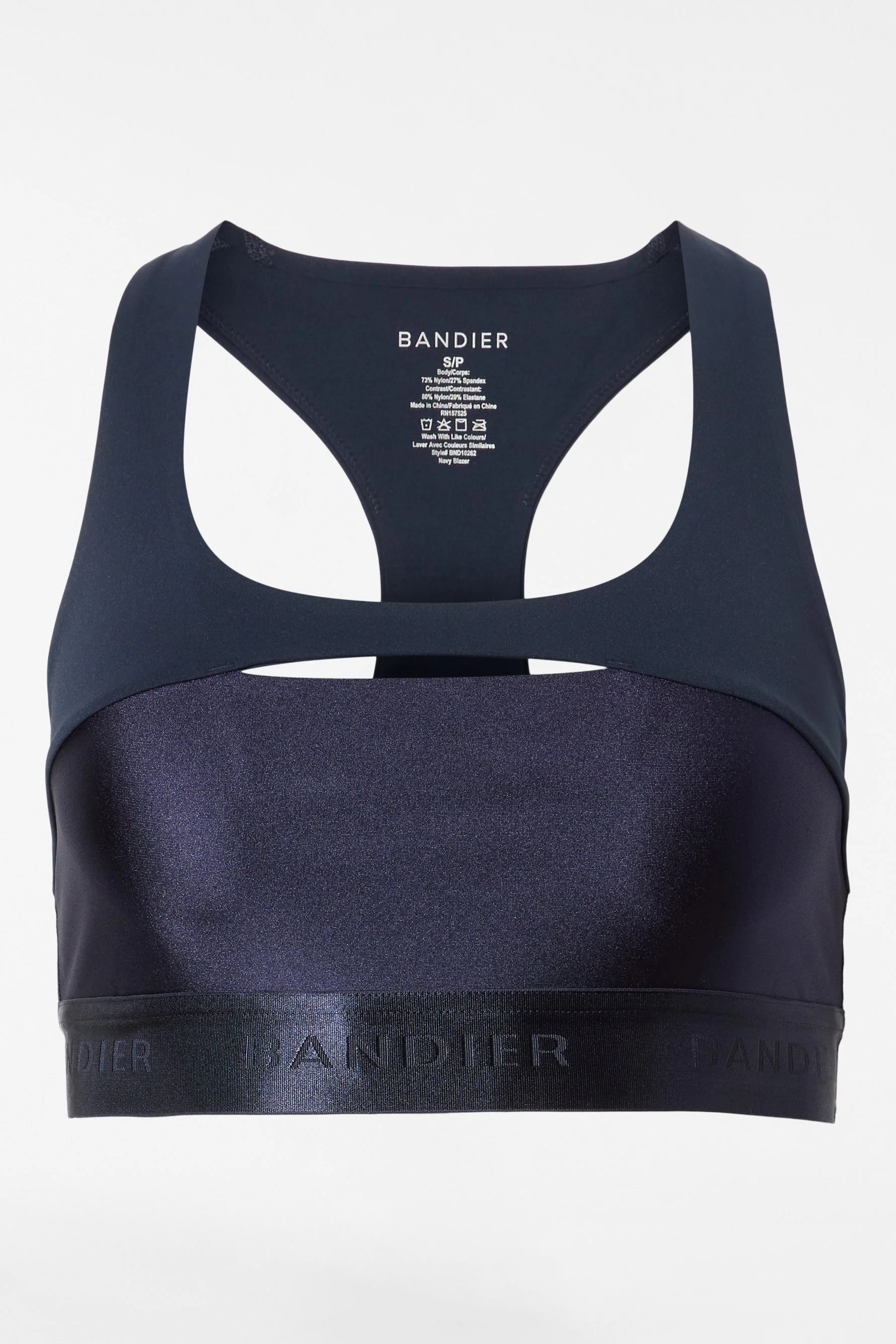 BANDIER Sport Logo Bra - Navy Blazer Bnd10262 - Image 14