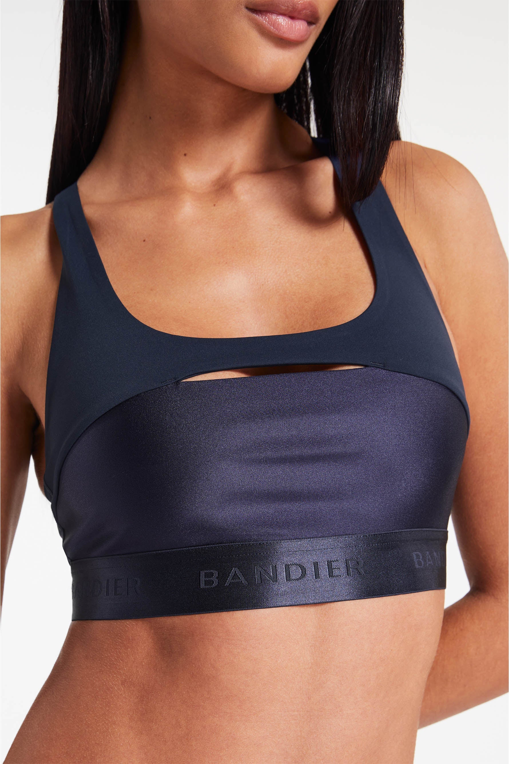 BANDIER Sport Logo Bra - Navy Blazer Bnd10262 - Image 3