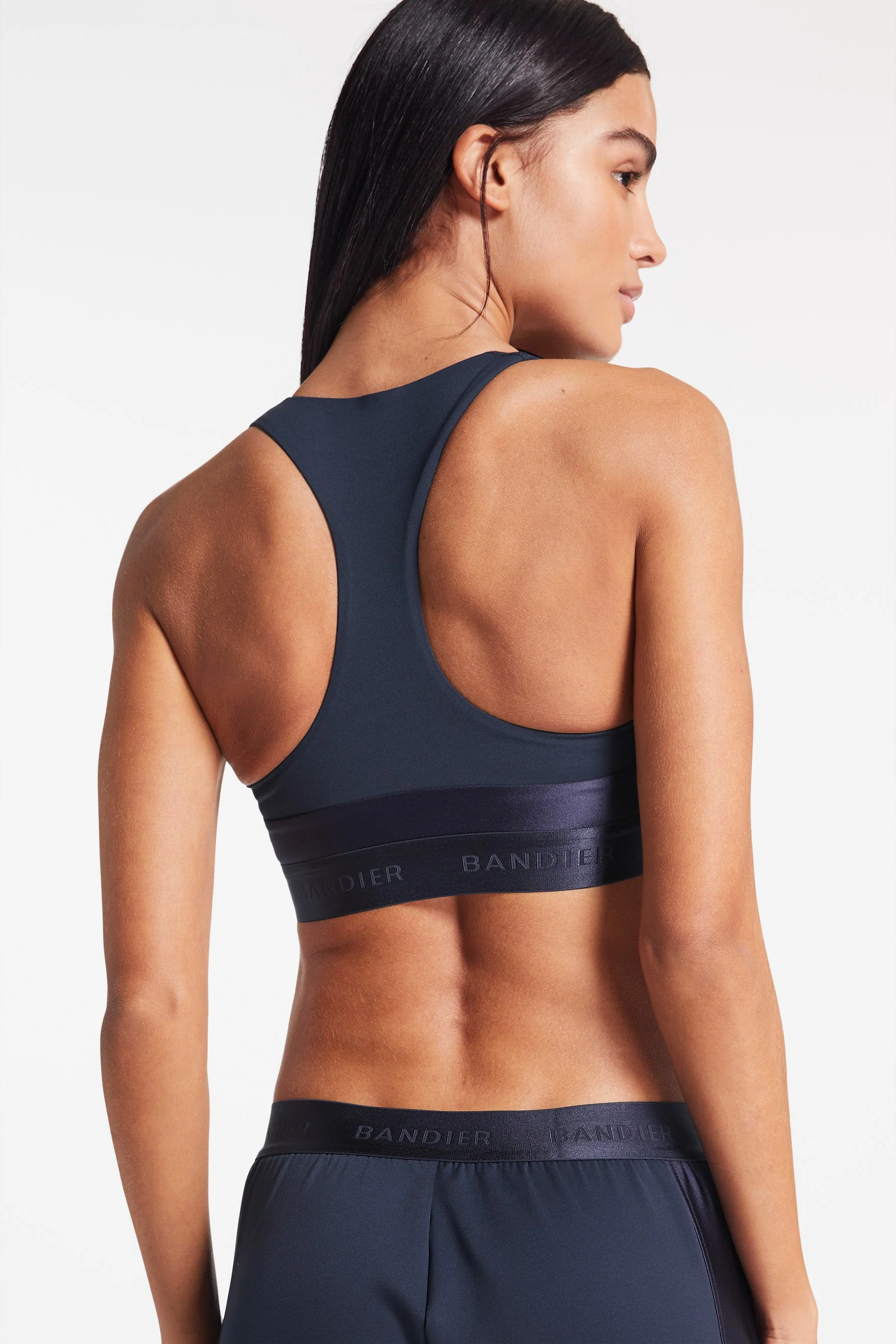 BANDIER Sport Logo Bra - Navy Blazer Bnd10262 - Image 5