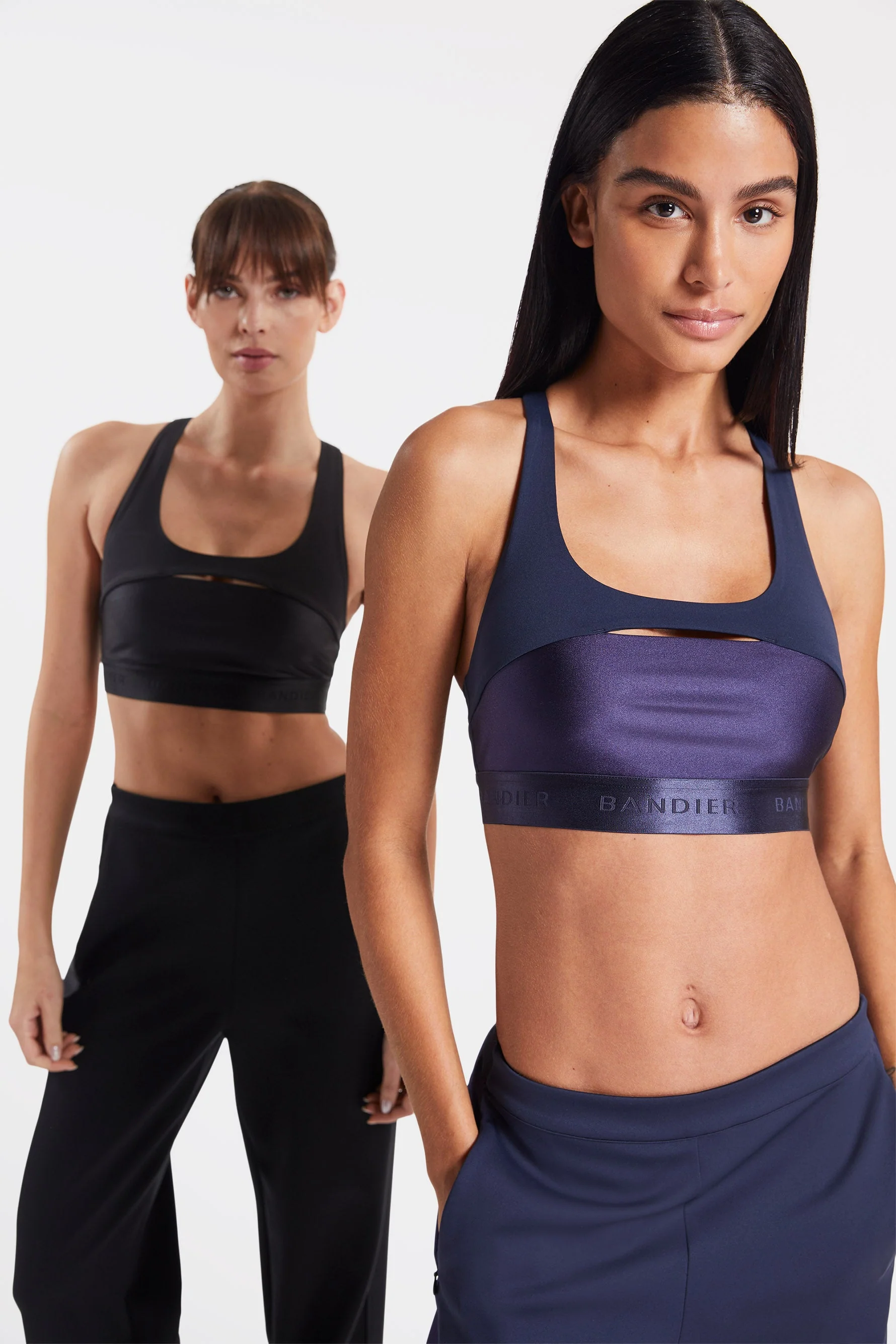 BANDIER Sport Logo Bra - Navy Blazer Bnd10262 - Image 9