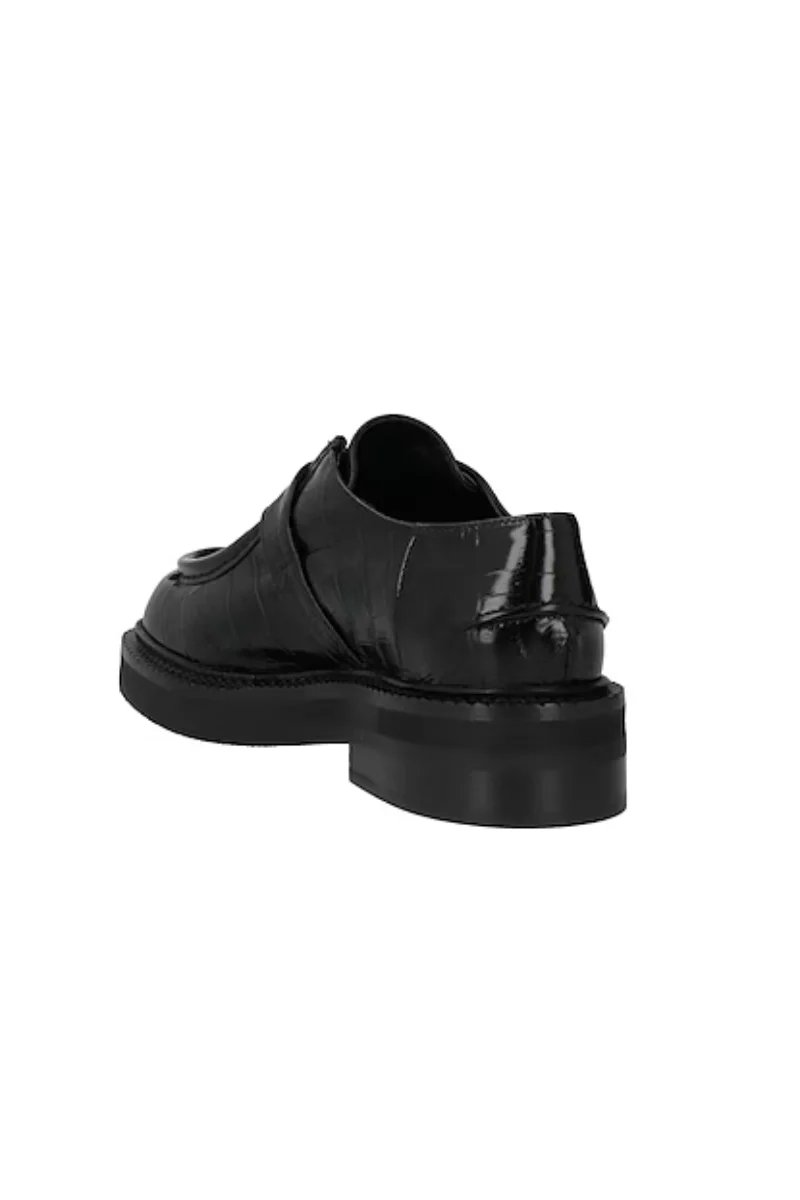 Sportmax PROCIDA Glossed-Leather Chunky Loafers - Image 3