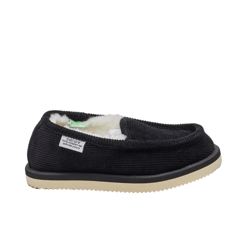 Suicoke ELS-ab Mouton Lined Mule Black OG-105CoMab/SSD-CoMab