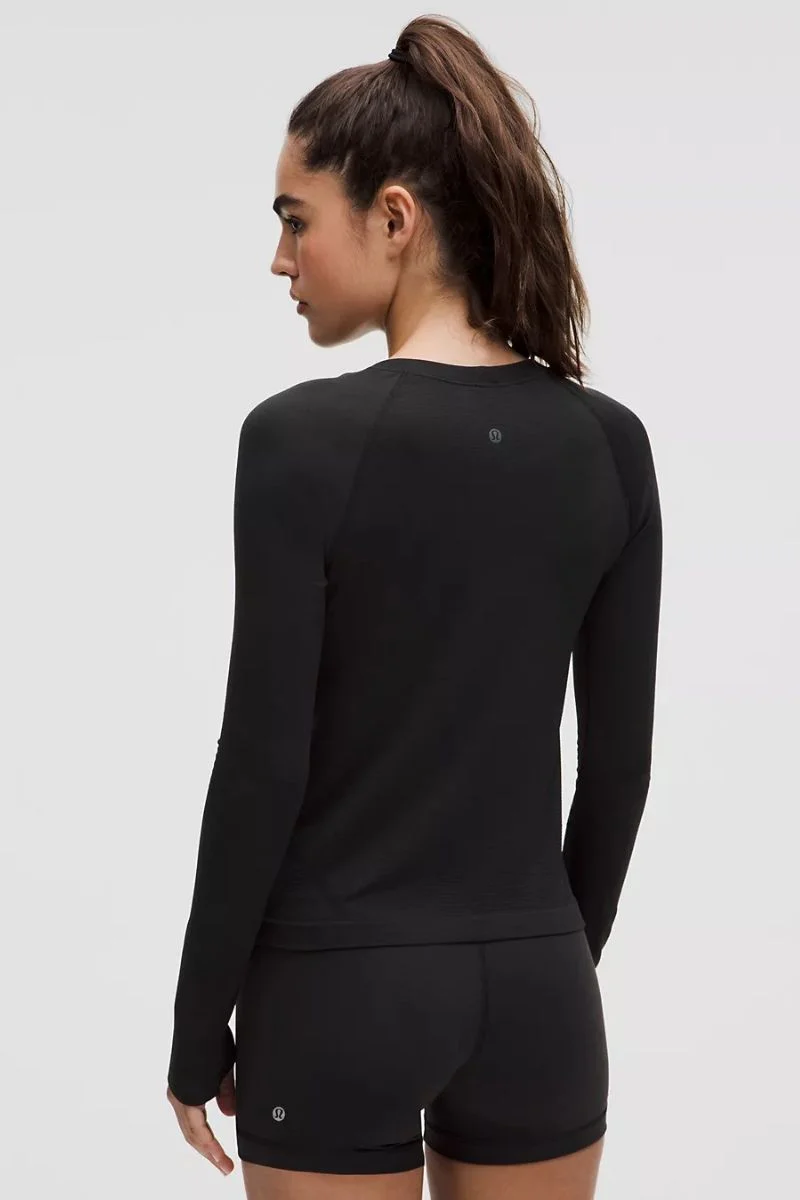 Lululemon Swiftly Relaxed Long Sleeve _ Black - Image 2