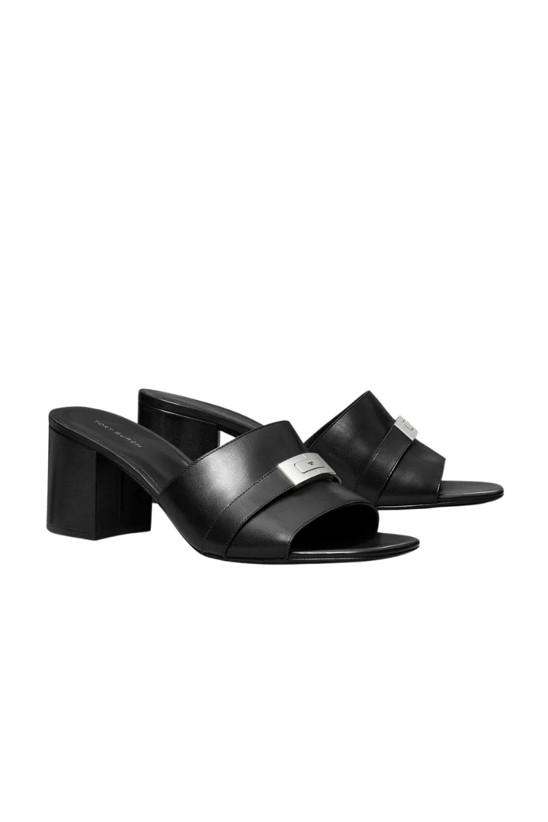 Tory Burch Leelee Heeled Mule
Perfect Black 181952-004 - Image 2