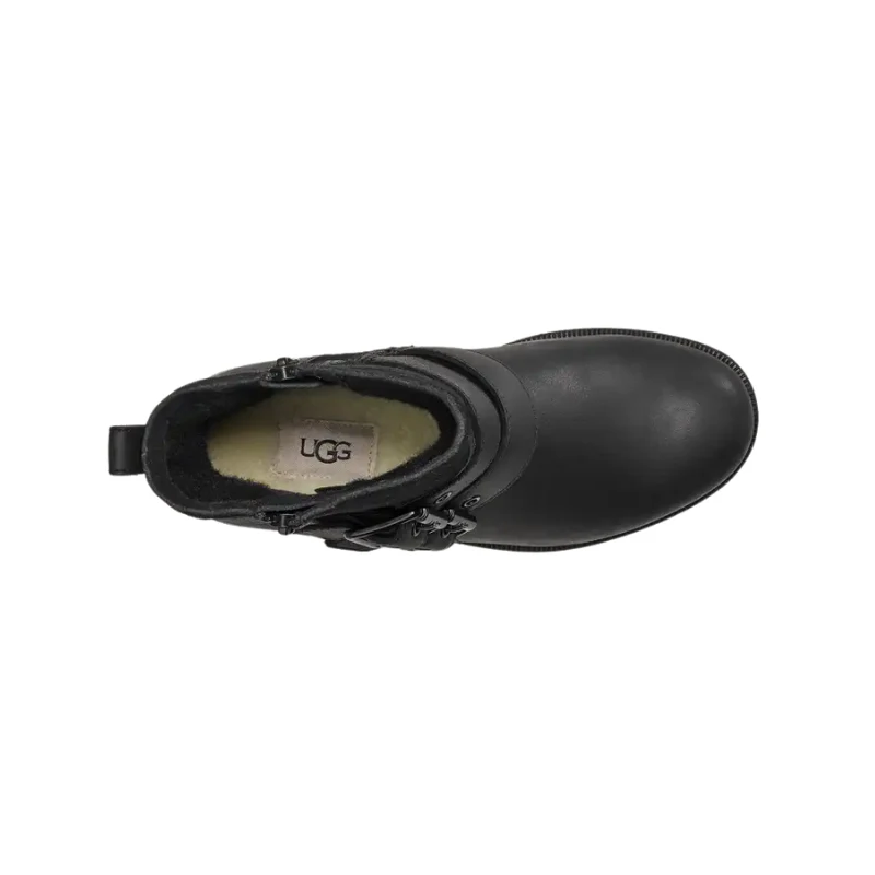 Womens | UGG Wilde Moto Boot (Black) - Image 4
