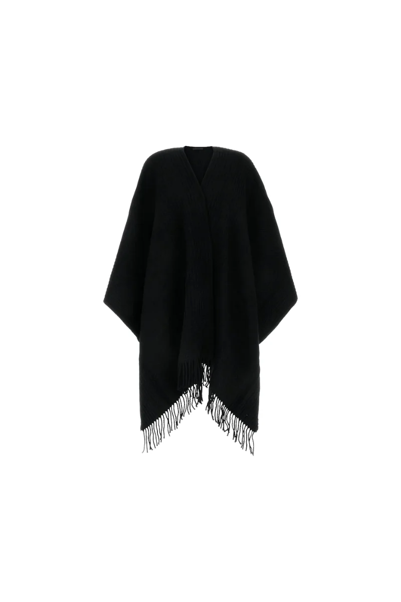 Valentino Garavani Fringe-Trimmed Cape