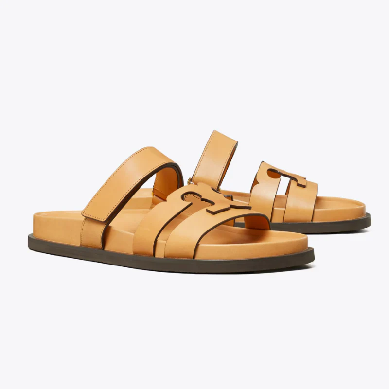 Tory Burch Ines Sport Slide Sandals Camello 168791 - Image 2