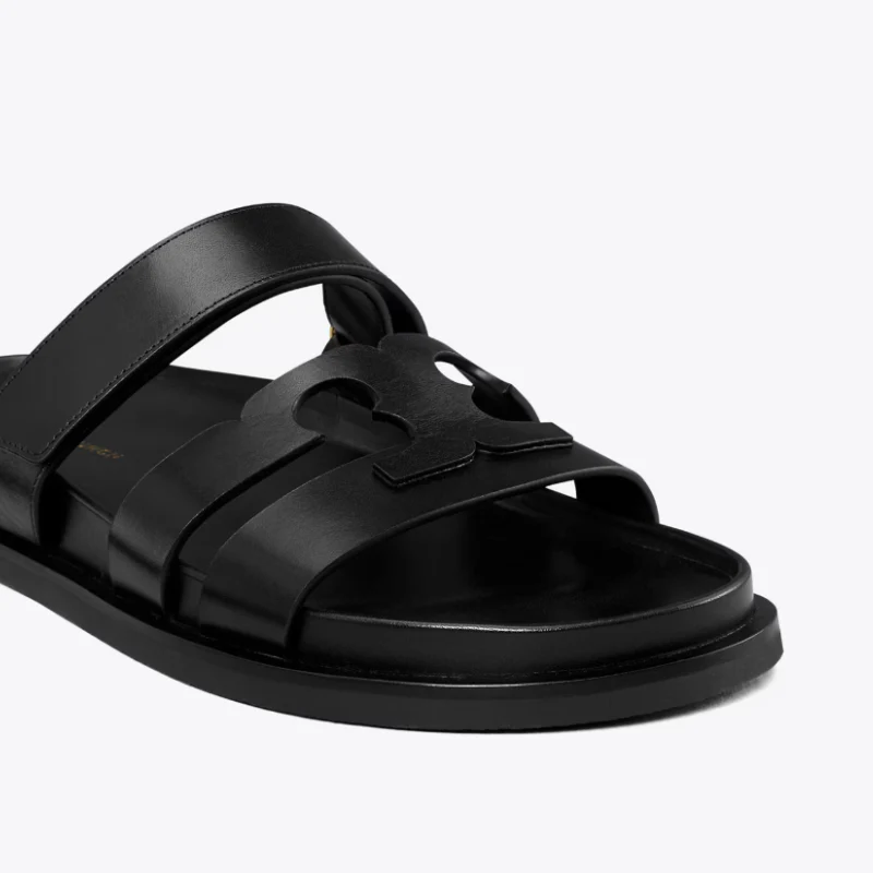 Tory Burch Ines Sport Slide Sandals Perfect Black 161636 - Image 3