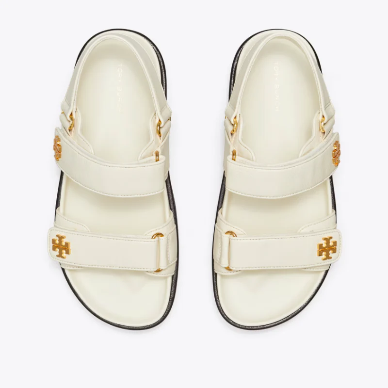 Tory Burch Kira Sport Sandals New Ivory 144328 - Image 3