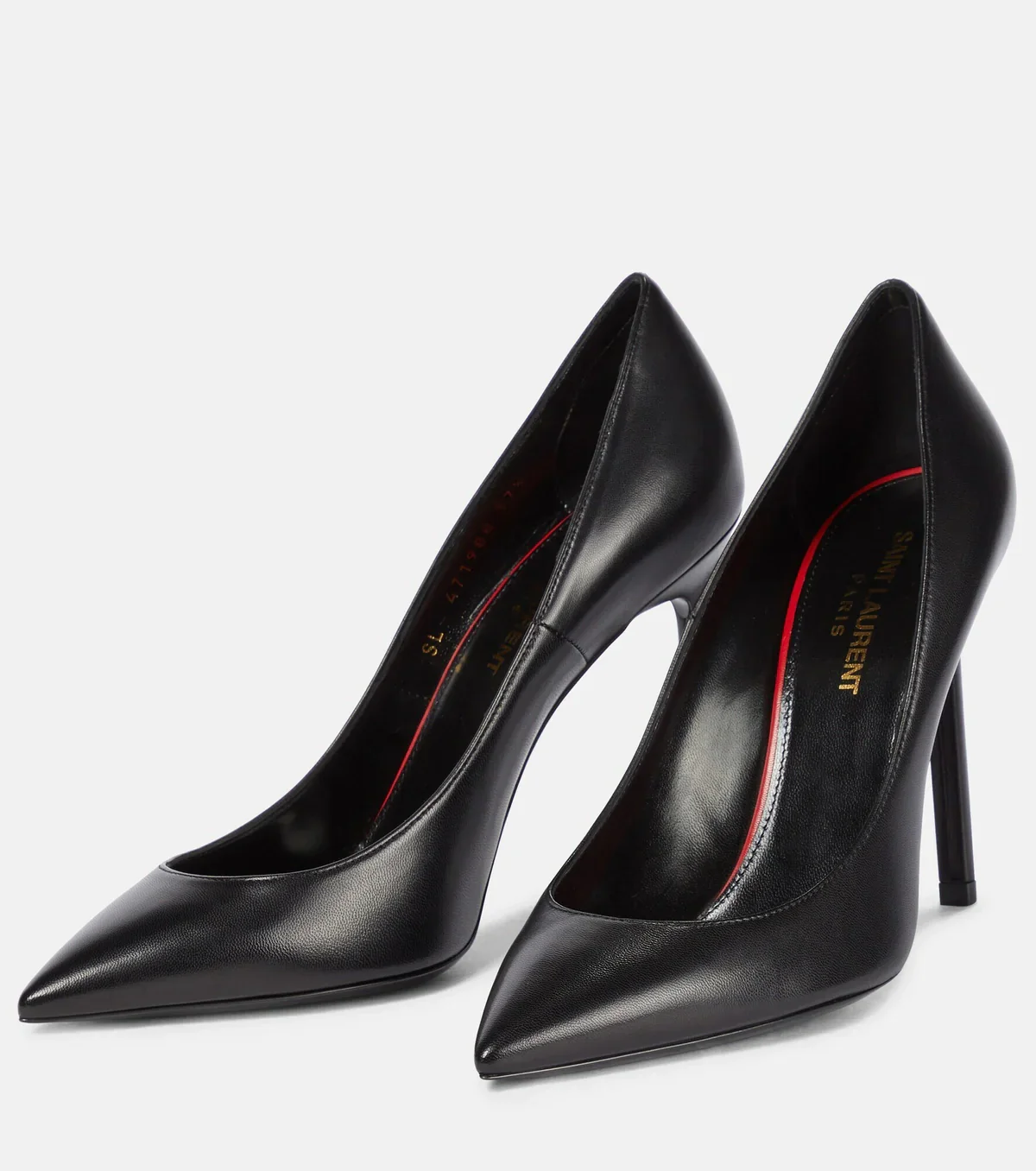 Saint Laurent Tripon Leather Pumps Nero Women’s New - Image 3