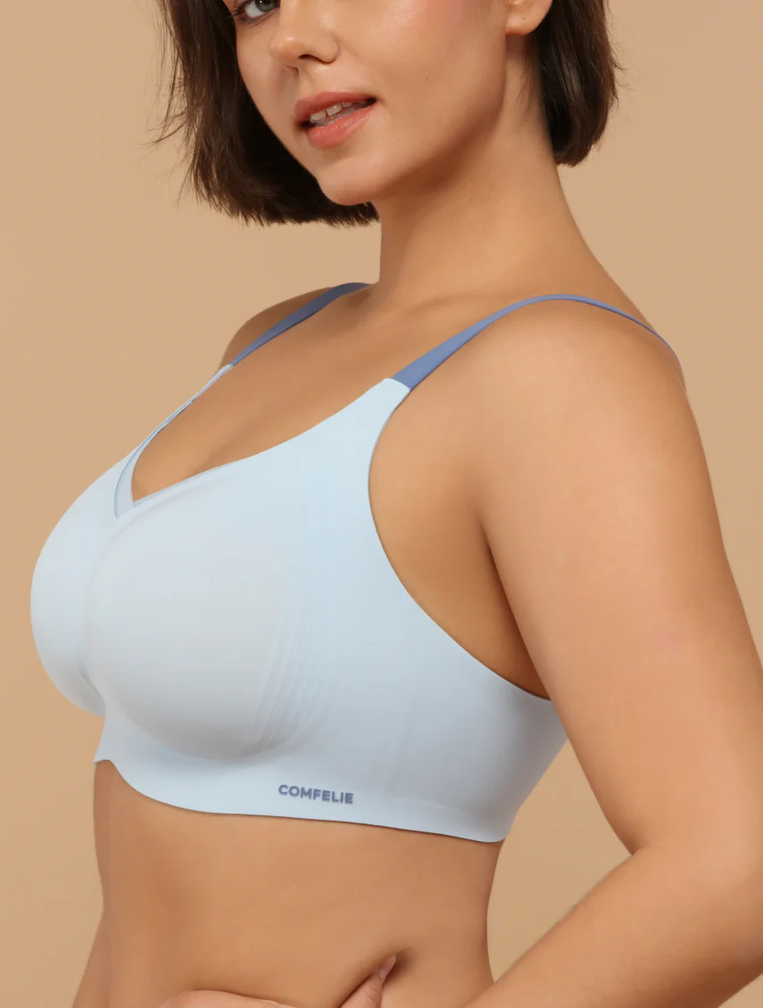 Zero Gravity Sculpt Plunge Mesh Bra - Image 15