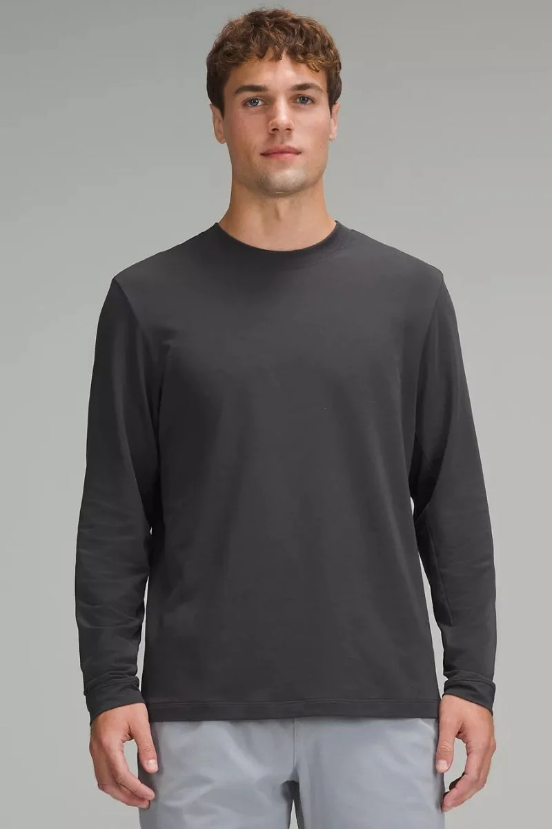 Lululemon Zeroed In Long-Sleeve _ Graphite Grey