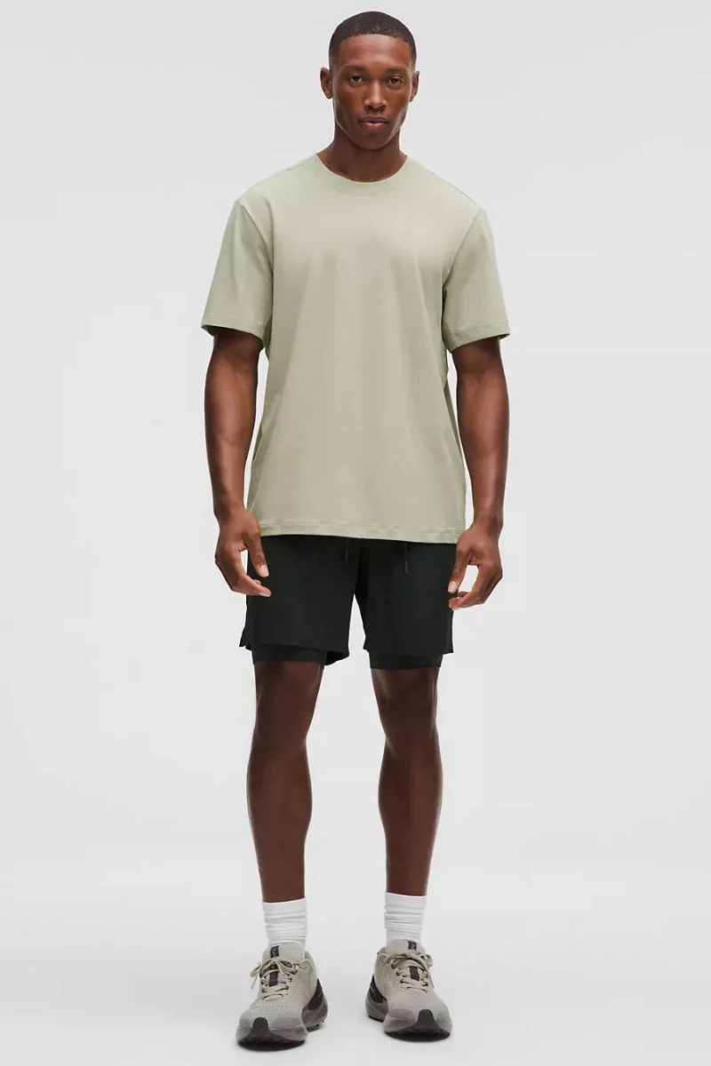 Lululemon Zeroed In Short Sleeve _ Fog Green